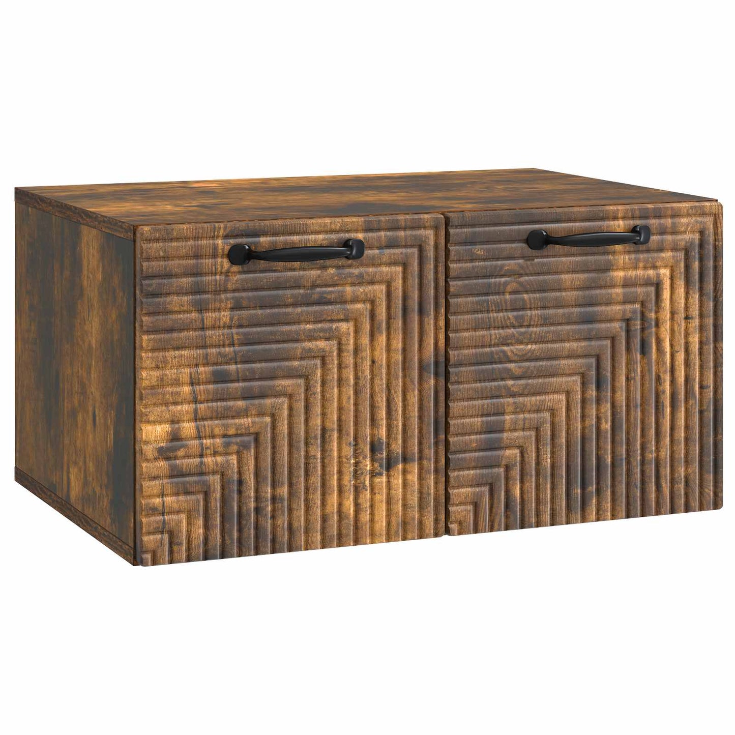Fali TV szekrény Füstös Tölgy 59,5 x 41 x 30 cm Szerelt Fa