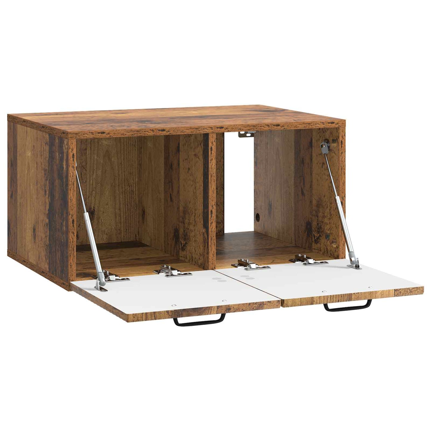 Fali TV szekrény Antik Fa 59,5 x 41 x 30 cm Szerelt Fa