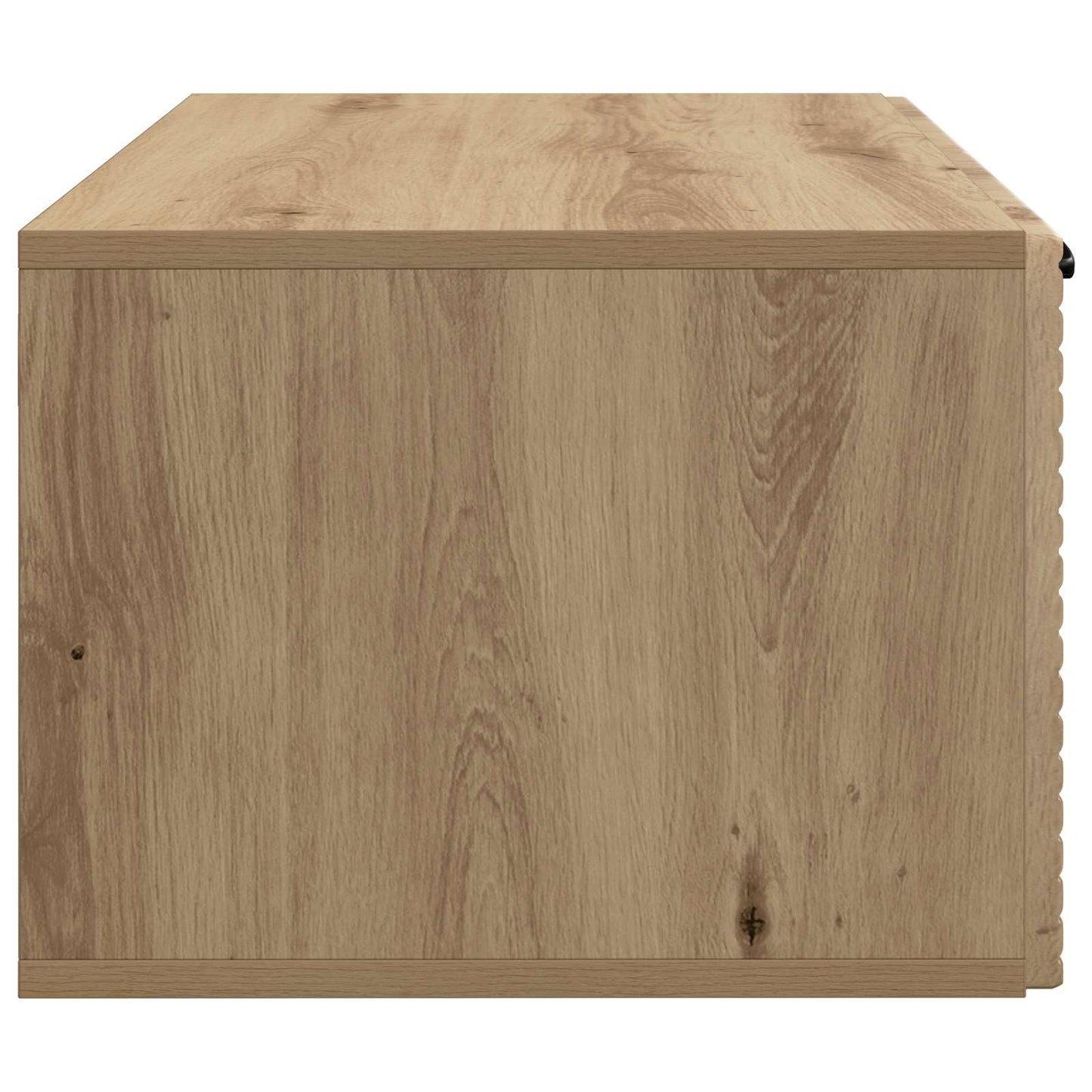 Fali TV szekrény 59,5 x 41 x 30 cm Kézműves Tölgy Szerelt Fa