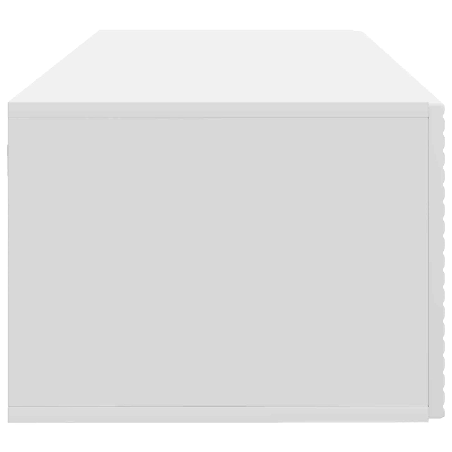 Fali TV szekrény Fehér 78,5 x 41 x 30 cm Szerelt Fa