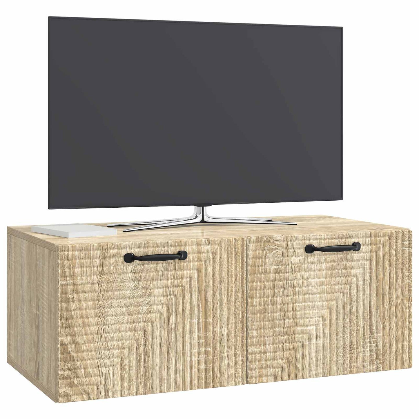 Fali TV szekrény Sonoma Tölgy 78,5 x 41 x 30 cm Szerelt Fa