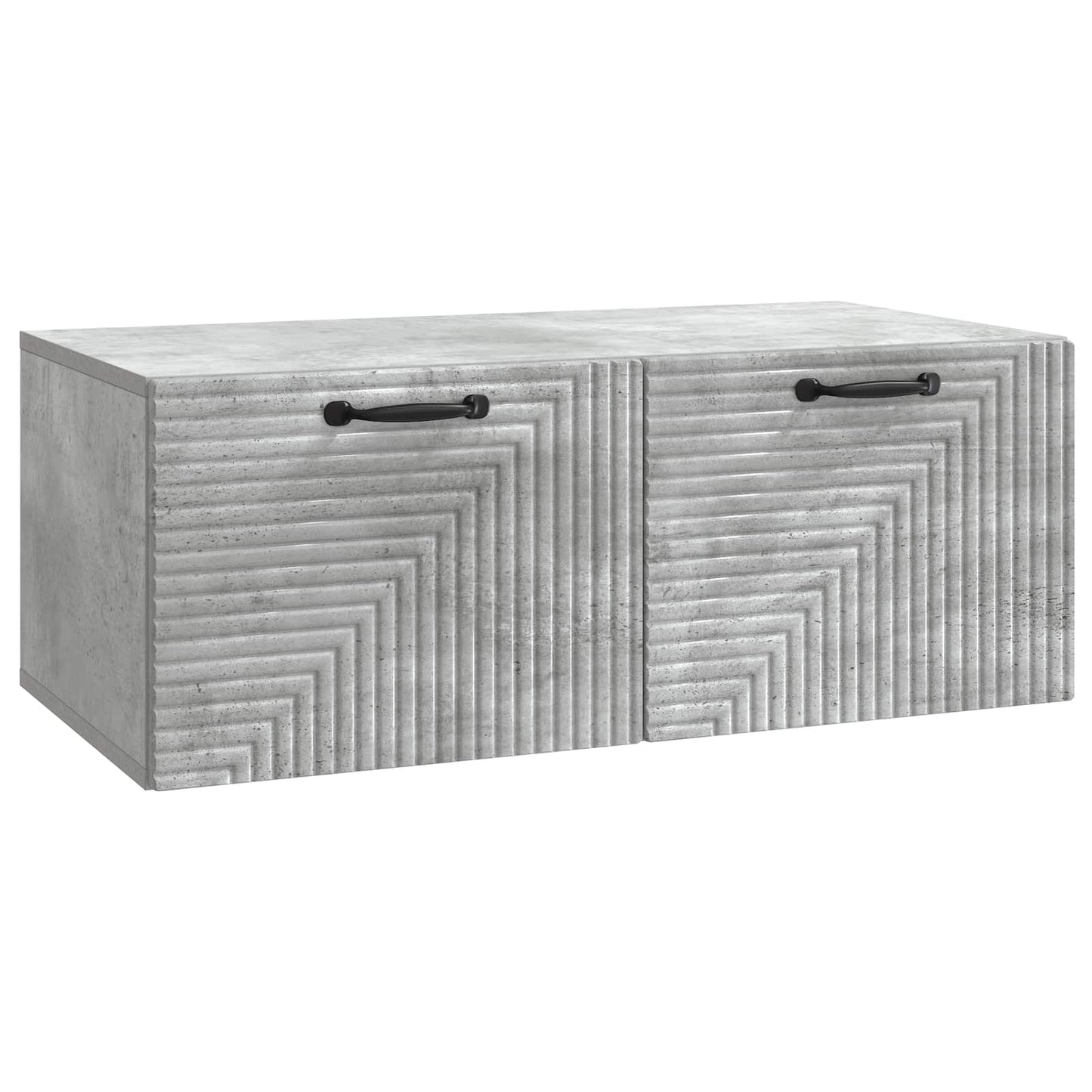 Fali TV szekrény Betonszürke 78,5 x 41 x 30 cm Szerelt Fa