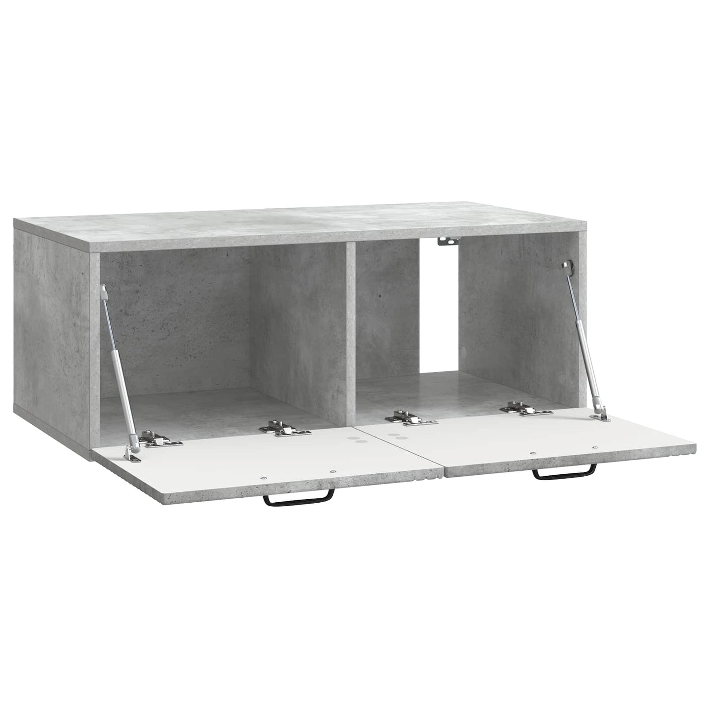Fali TV szekrény Betonszürke 78,5 x 41 x 30 cm Szerelt Fa