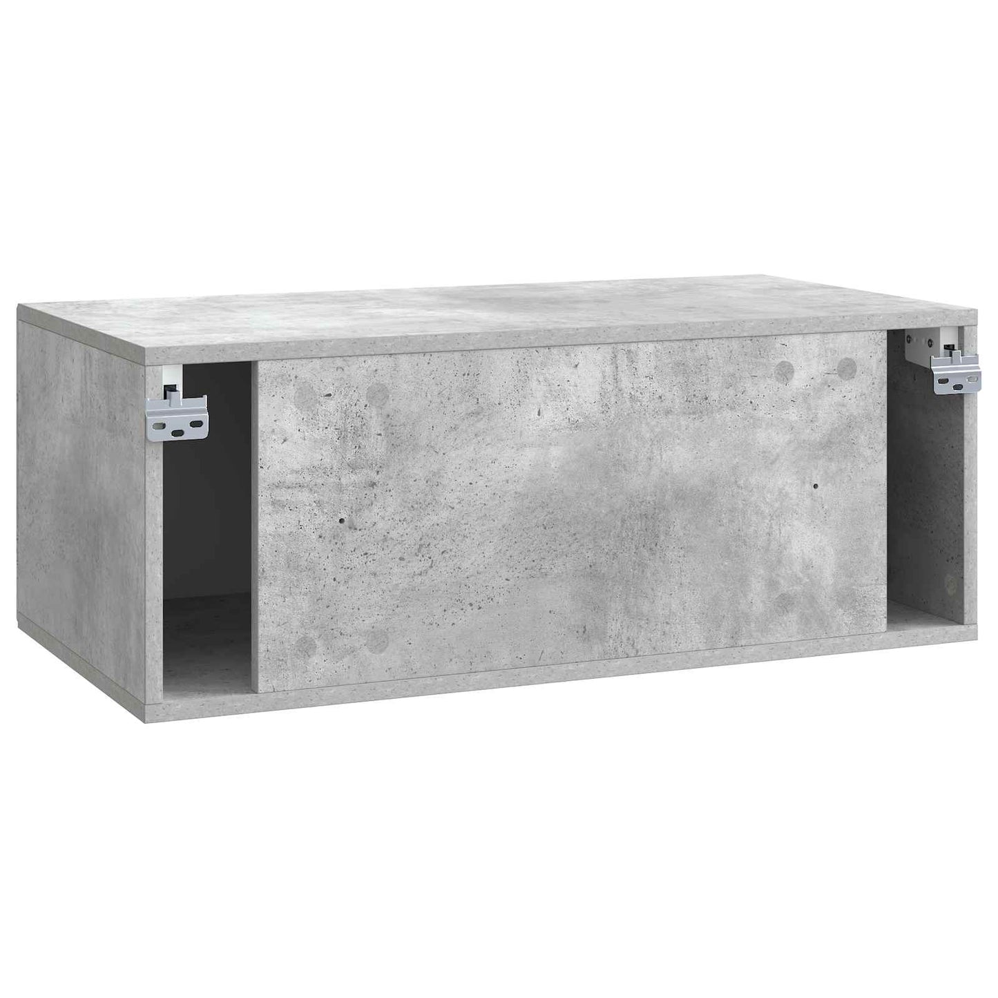 Fali TV szekrény Betonszürke 78,5 x 41 x 30 cm Szerelt Fa