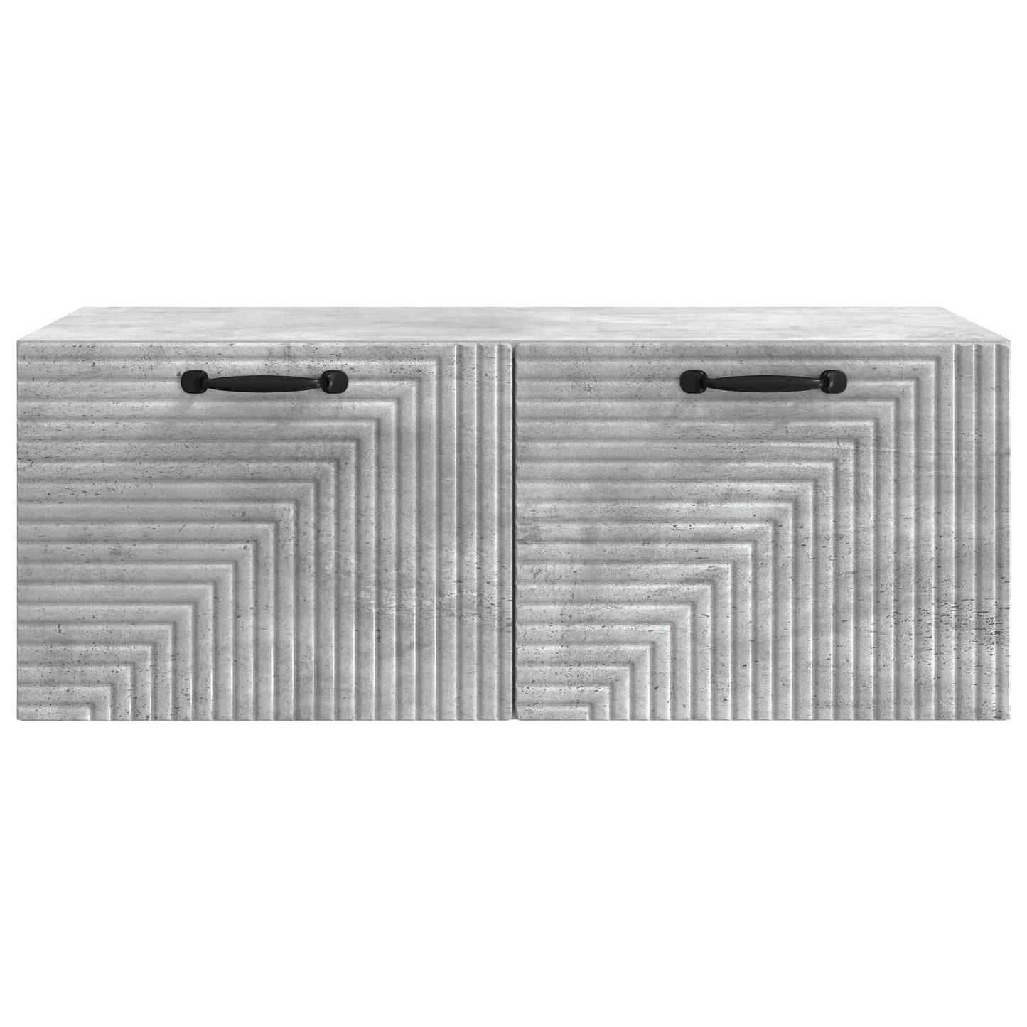 Fali TV szekrény Betonszürke 78,5 x 41 x 30 cm Szerelt Fa