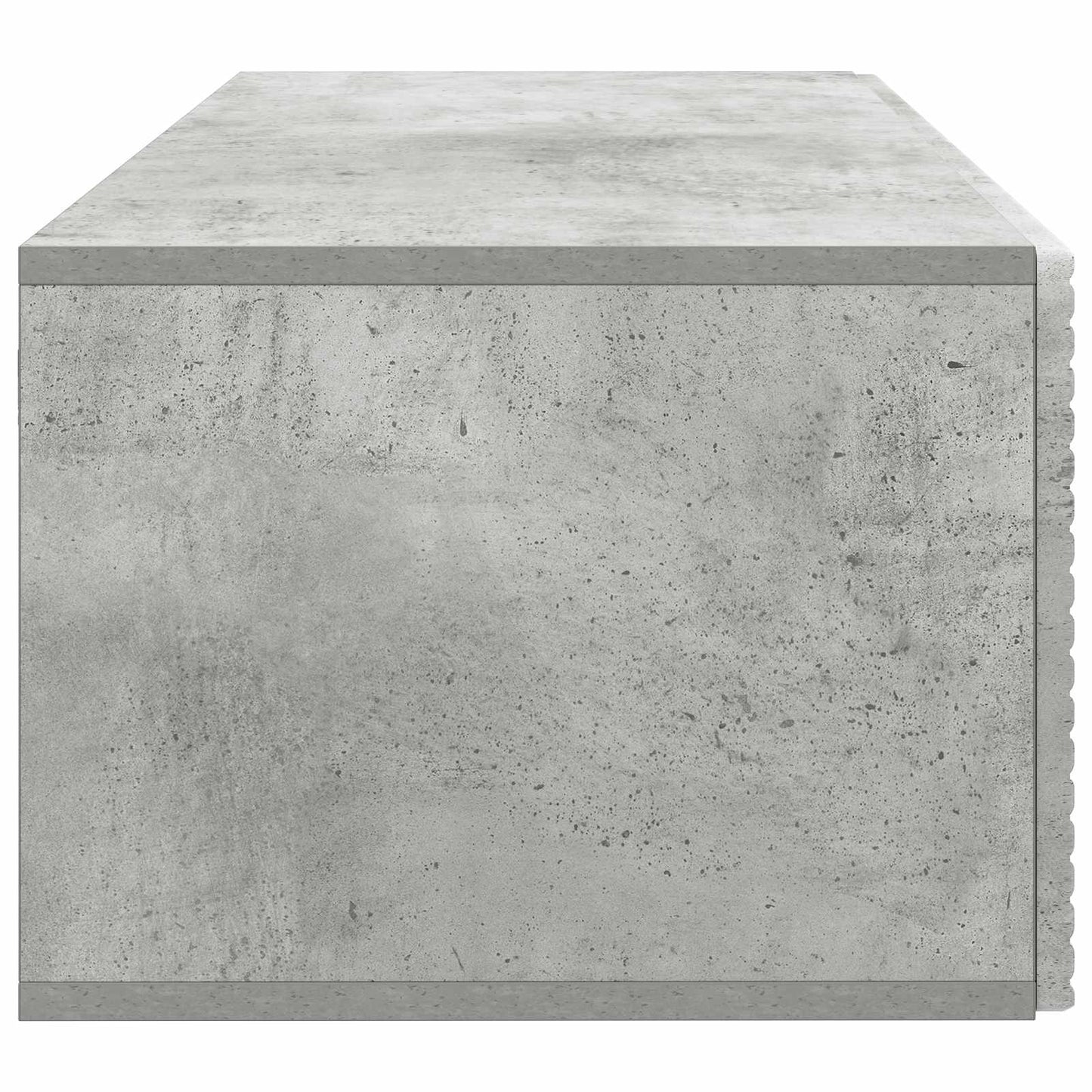 Fali TV szekrény Betonszürke 78,5 x 41 x 30 cm Szerelt Fa