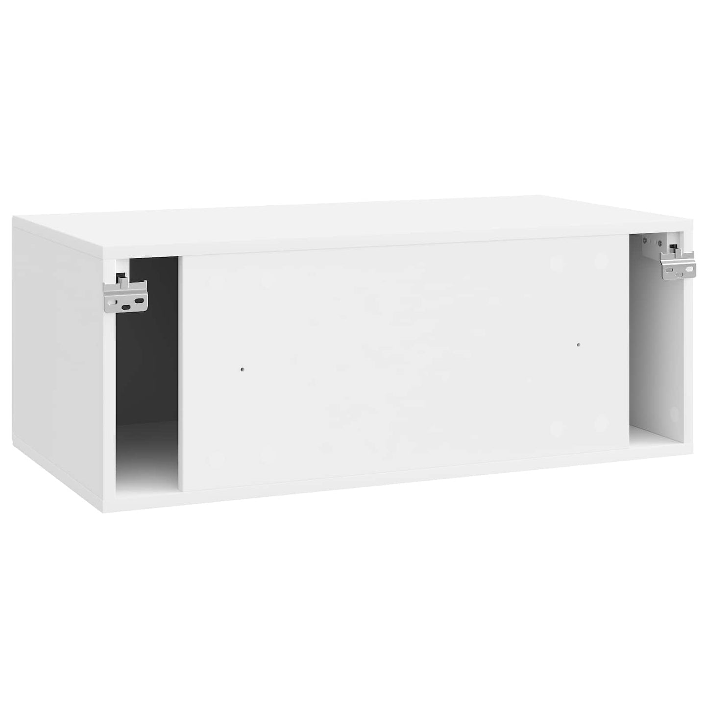 Fali TV szekrény Magasfényű Fehér 78,5 x 41 x 30 cm Szerelt Fa