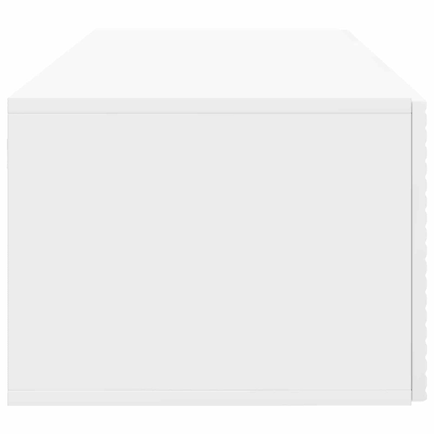 Fali TV szekrény Magasfényű Fehér 78,5 x 41 x 30 cm Szerelt Fa