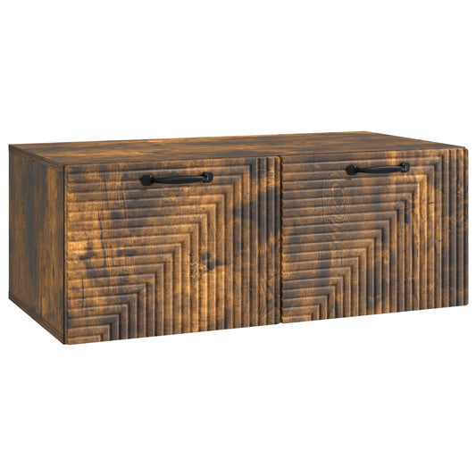 Fali TV szekrény Füstös Tölgy 78,5 x 41 x 30 cm Szerelt Fa