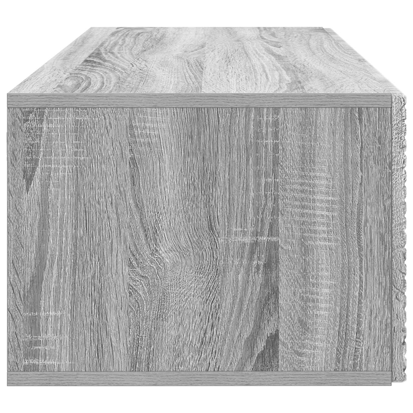 Fali TV szekrény Szürke Sonoma 78,5 x 41 x 30 cm Szerelt Fa