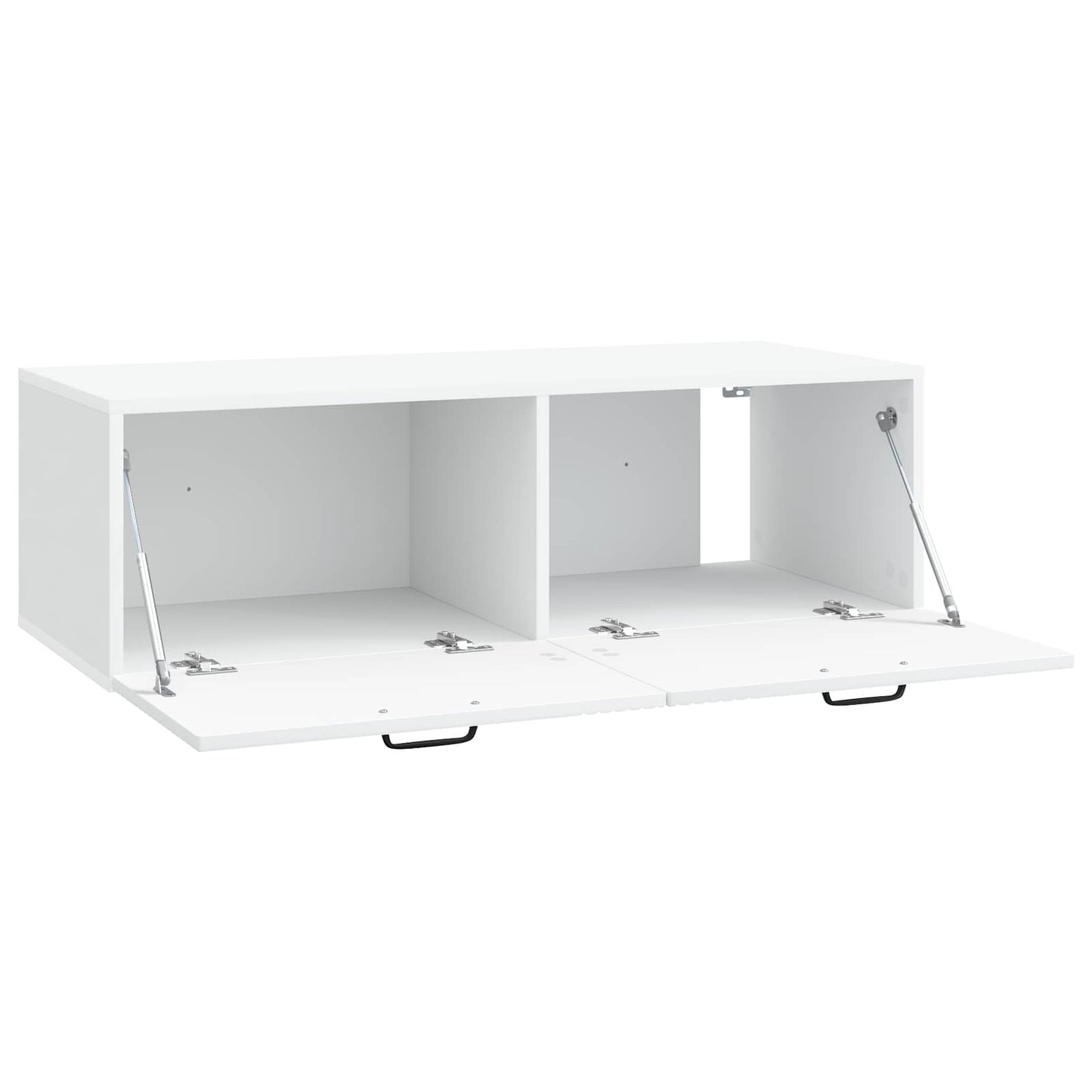Fali TV szekrény Fehér 98 x 41 x 30 cm Szerelt Fa