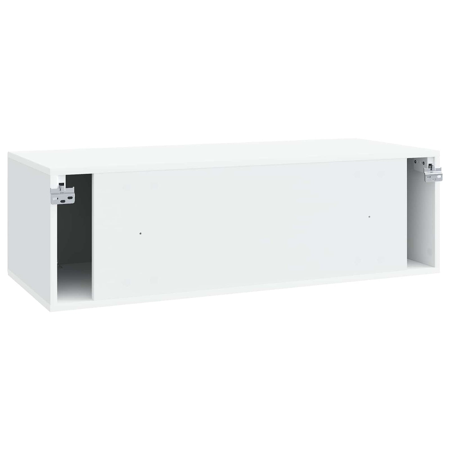 Fali TV szekrény Fehér 98 x 41 x 30 cm Szerelt Fa