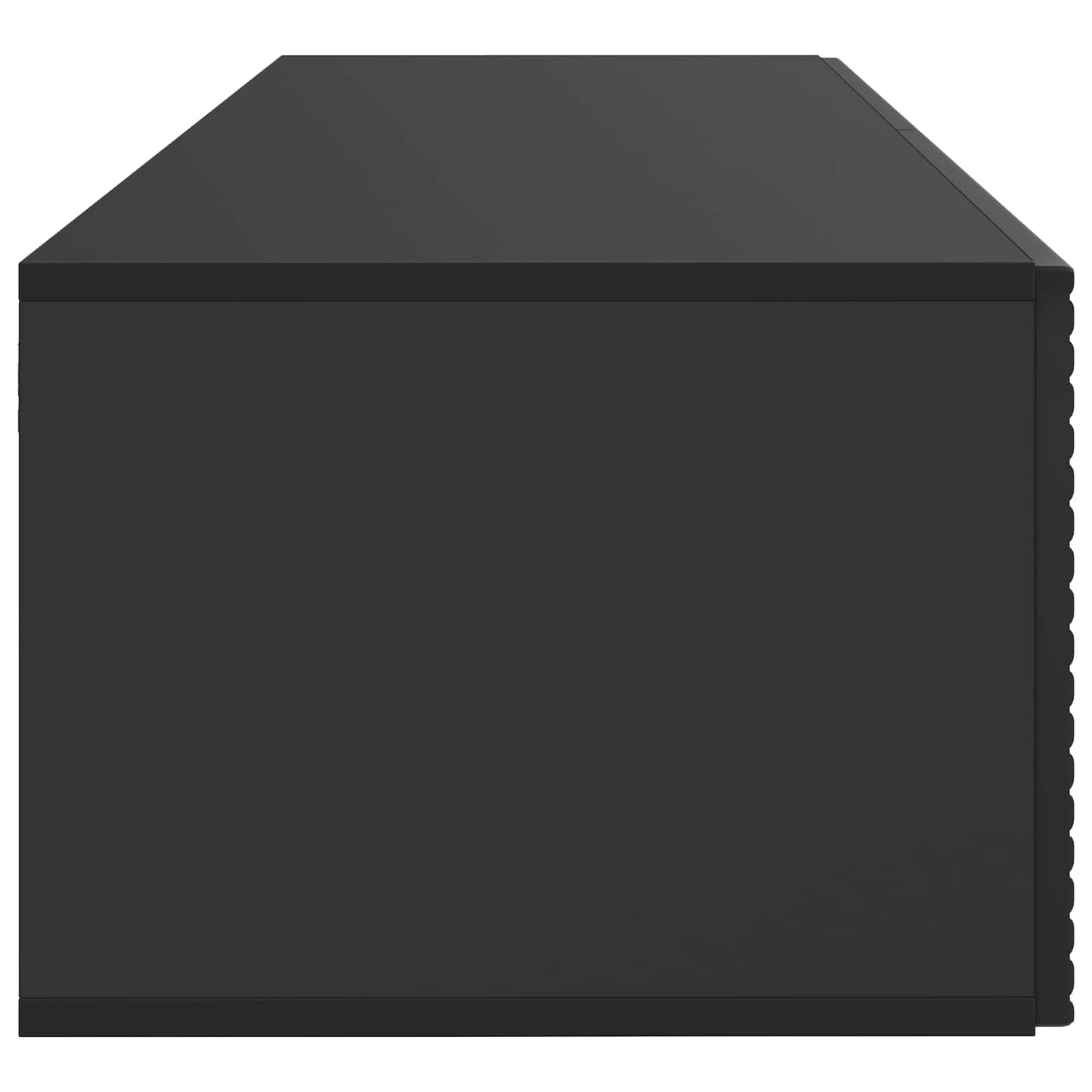 Fali TV szekrény Fekete 98 x 41 x 30 cm Szerelt Fa