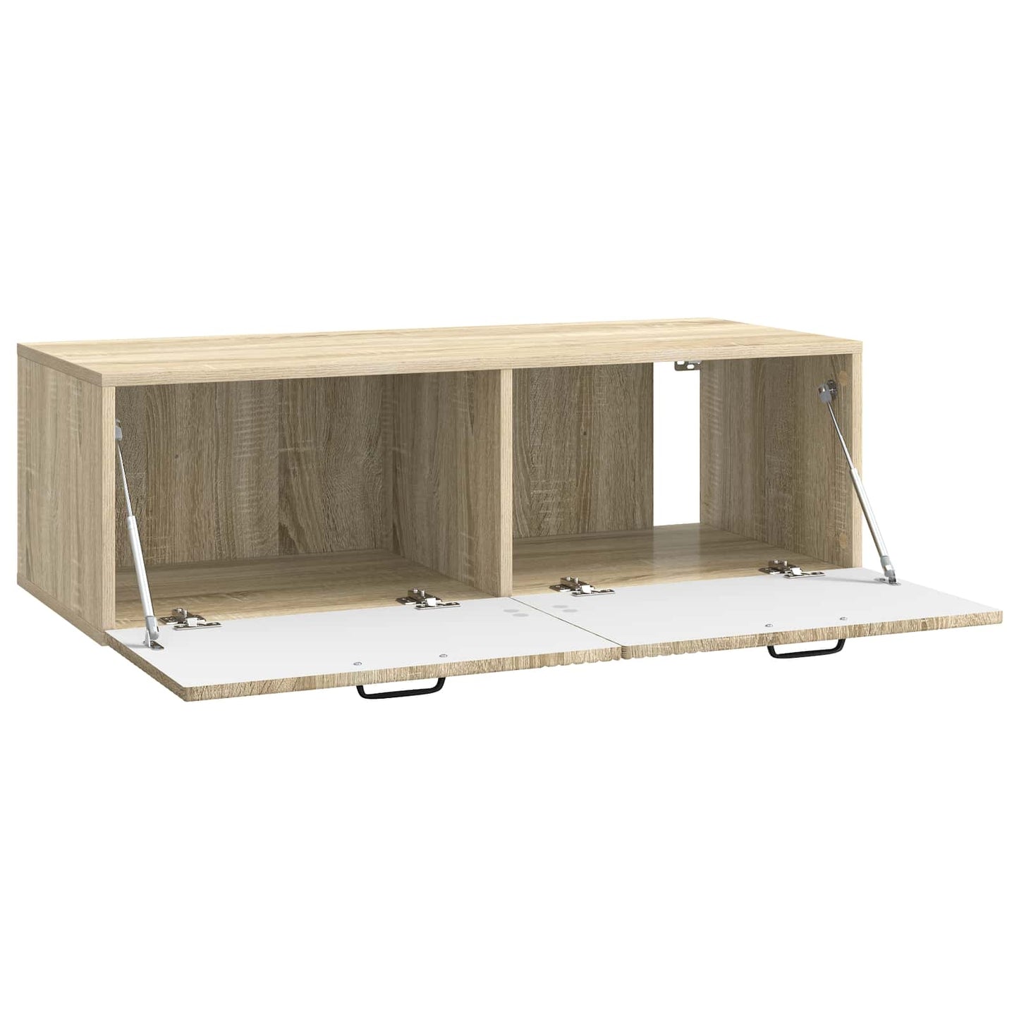 Fali TV szekrény Sonoma Tölgy 98 x 41 x 30 cm Szerelt Fa