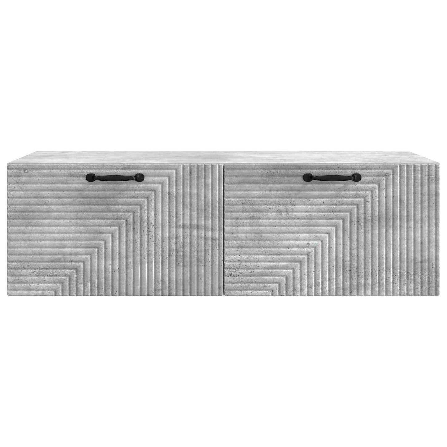 Fali TV szekrény Betonszürke 98 x 41 x 30 cm Szerelt Fa
