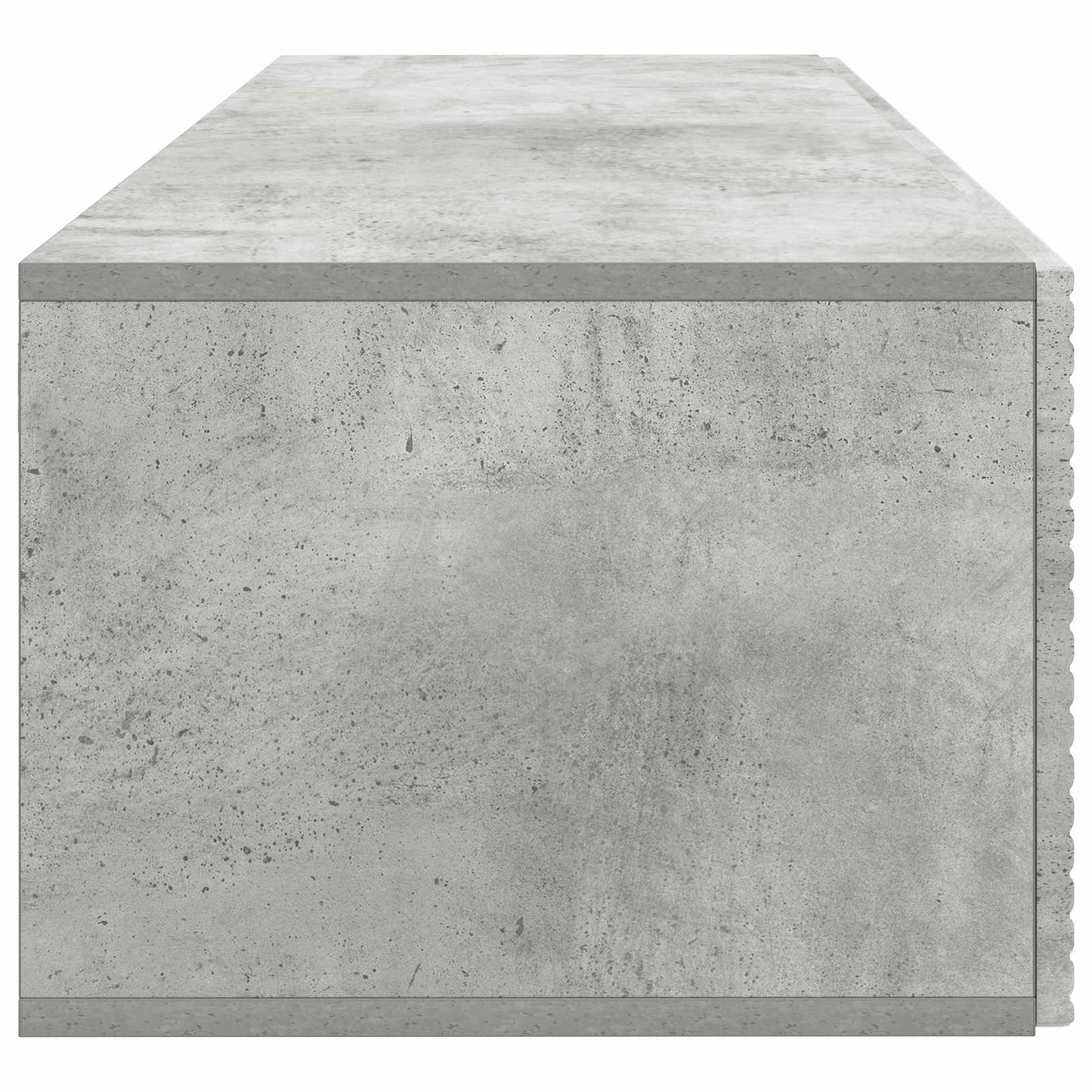 Fali TV szekrény Betonszürke 98 x 41 x 30 cm Szerelt Fa