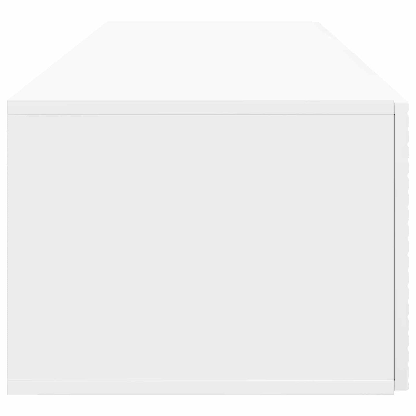 Fali TV szekrény Magasfényű Fehér 98 x 41 x 30 cm Szerelt Fa