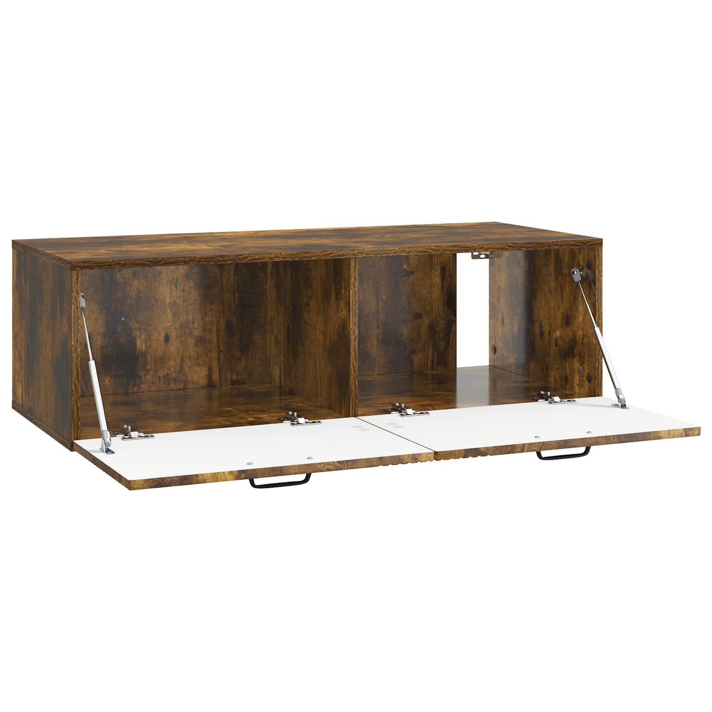 Fali TV szekrény Füstös Tölgy 98 x 41 x 30 cm Szerelt Fa