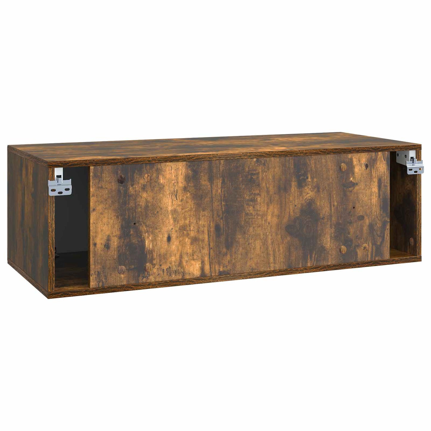 Fali TV szekrény Füstös Tölgy 98 x 41 x 30 cm Szerelt Fa