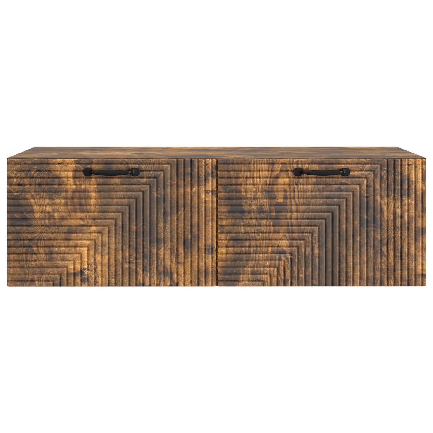 Fali TV szekrény Füstös Tölgy 98 x 41 x 30 cm Szerelt Fa