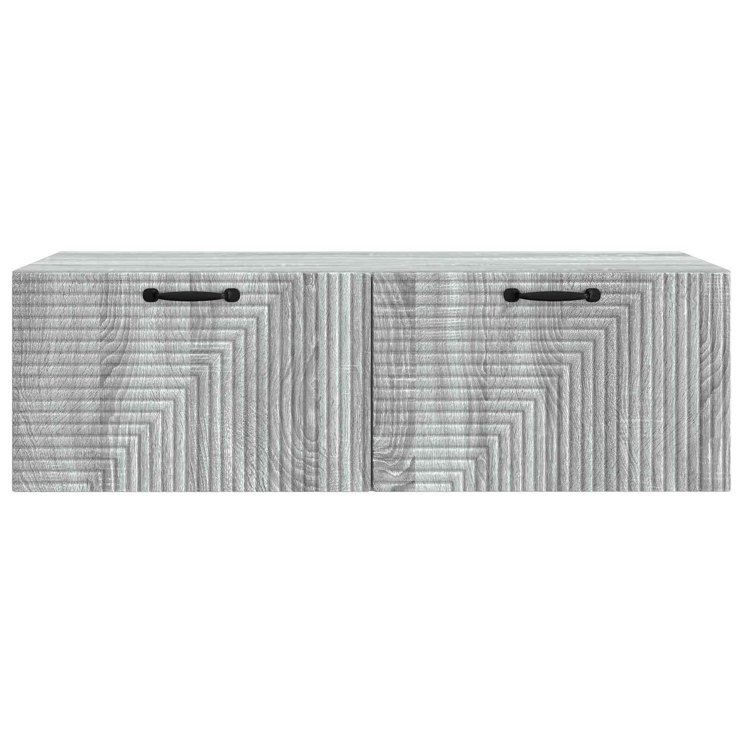 Fali TV szekrény Szürke Sonoma 98 x 41 x 30 cm Szerelt Fa