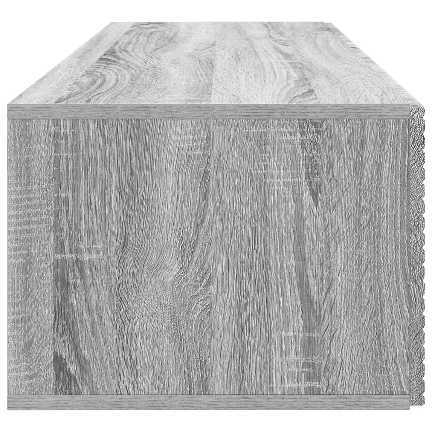 Fali TV szekrény Szürke Sonoma 98 x 41 x 30 cm Szerelt Fa