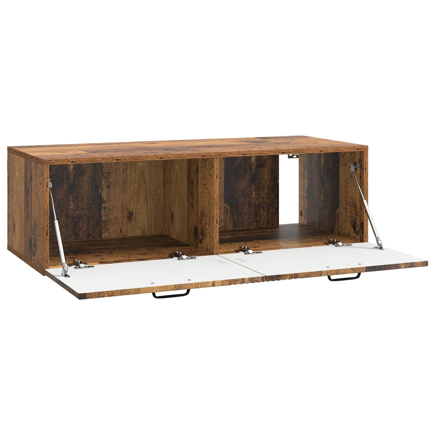 Fali TV szekrény Antik Fa 98 x 41 x 30 cm Szerelt Fa