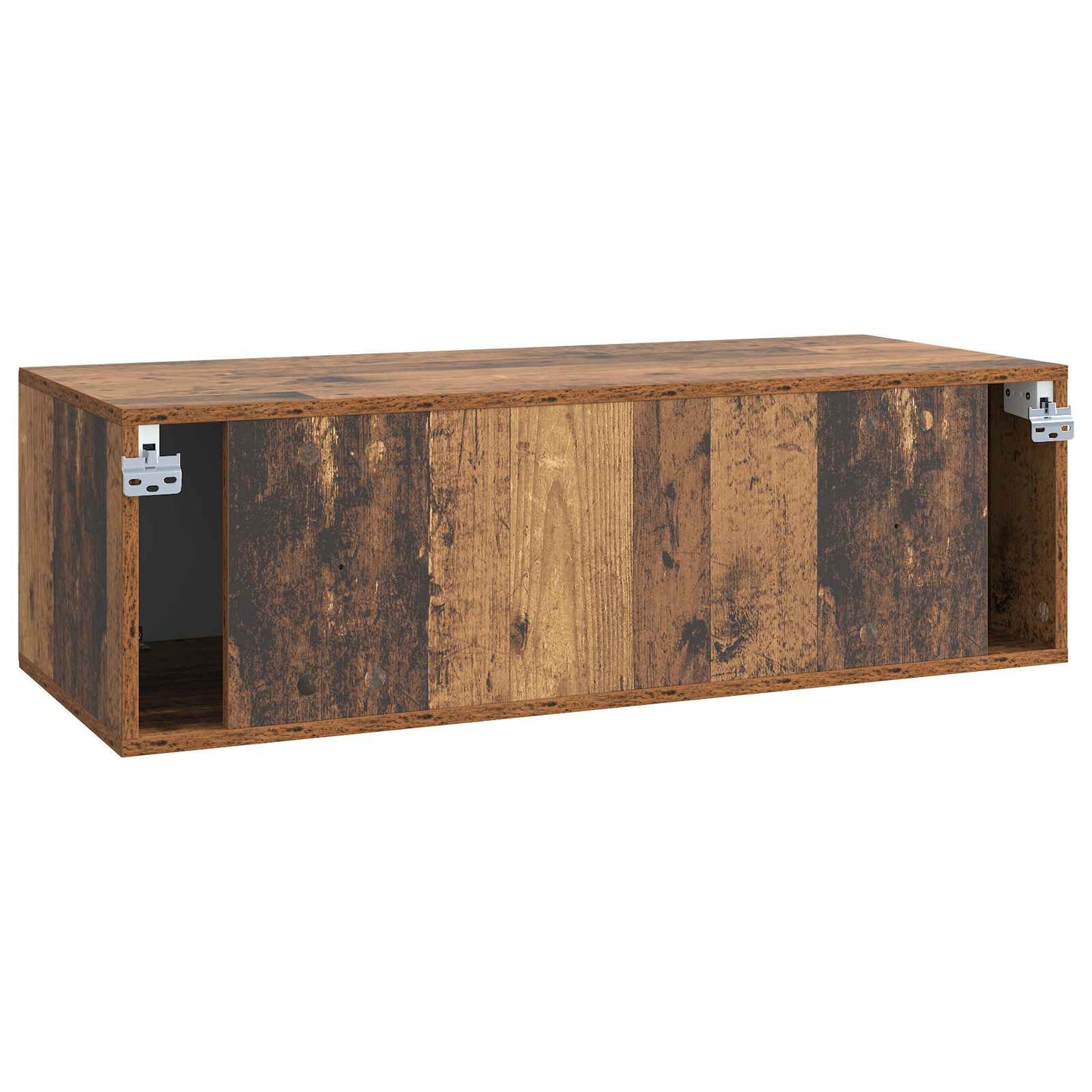 Fali TV szekrény Antik Fa 98 x 41 x 30 cm Szerelt Fa