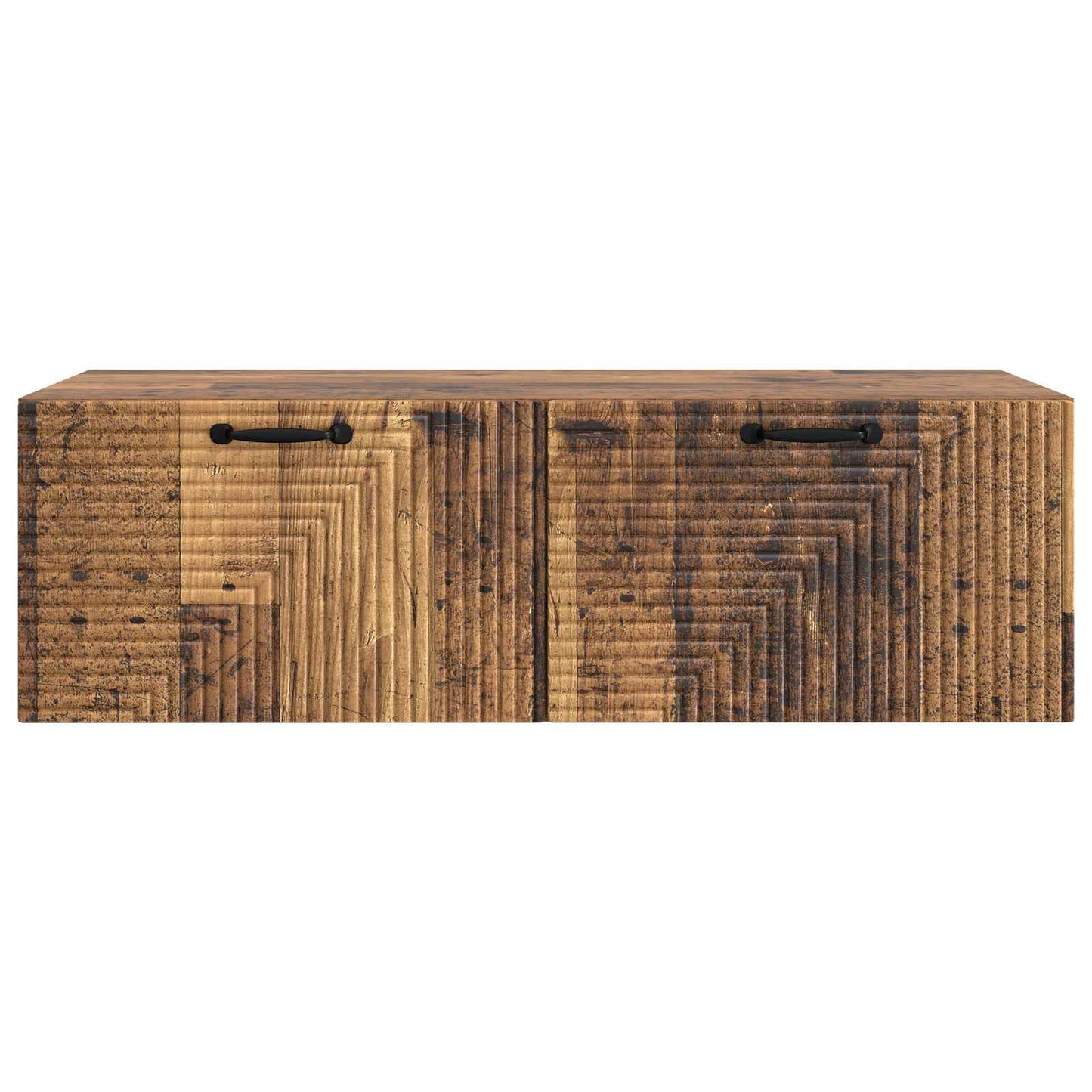 Fali TV szekrény Antik Fa 98 x 41 x 30 cm Szerelt Fa