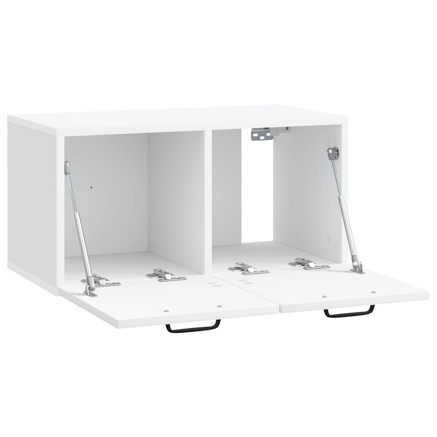 Fali TV szekrény Fehér 59,5 x 31 x 30 cm Szerelt Fa