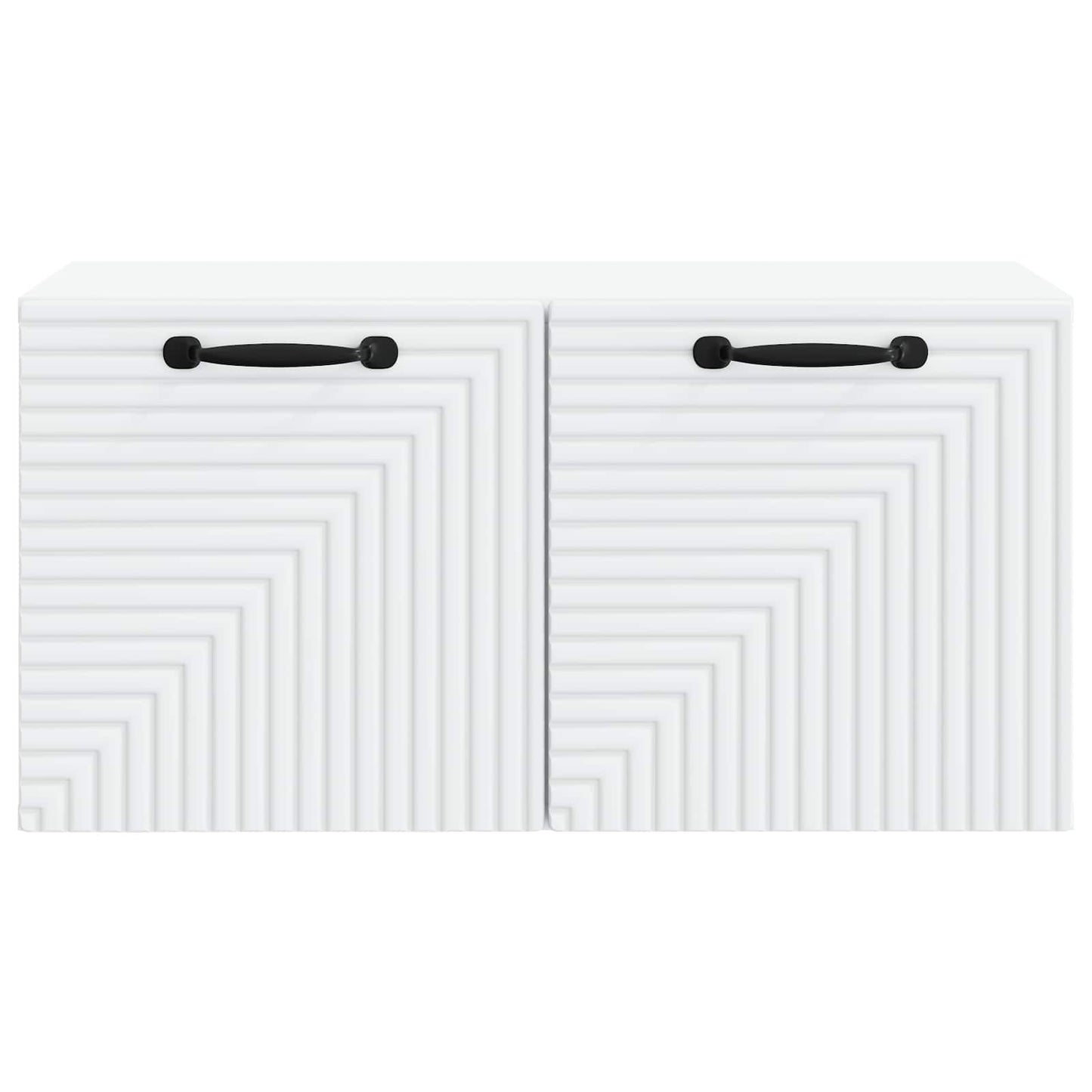 Fali TV szekrény Fehér 59,5 x 31 x 30 cm Szerelt Fa
