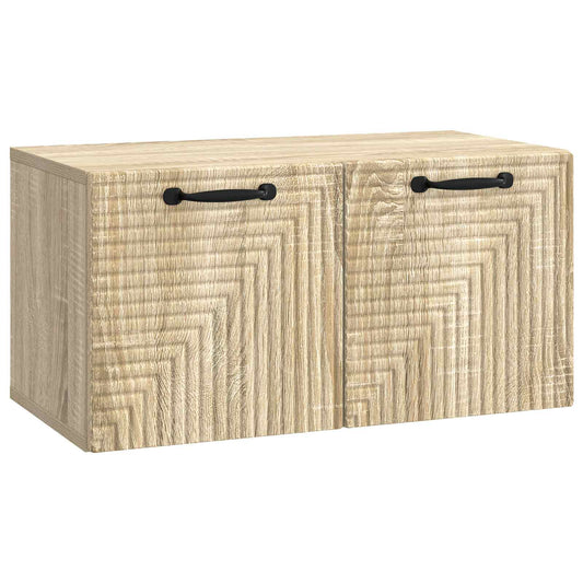Fali TV szekrény Sonoma Tölgy 59,5 x 31 x 30 cm Szerelt Fa