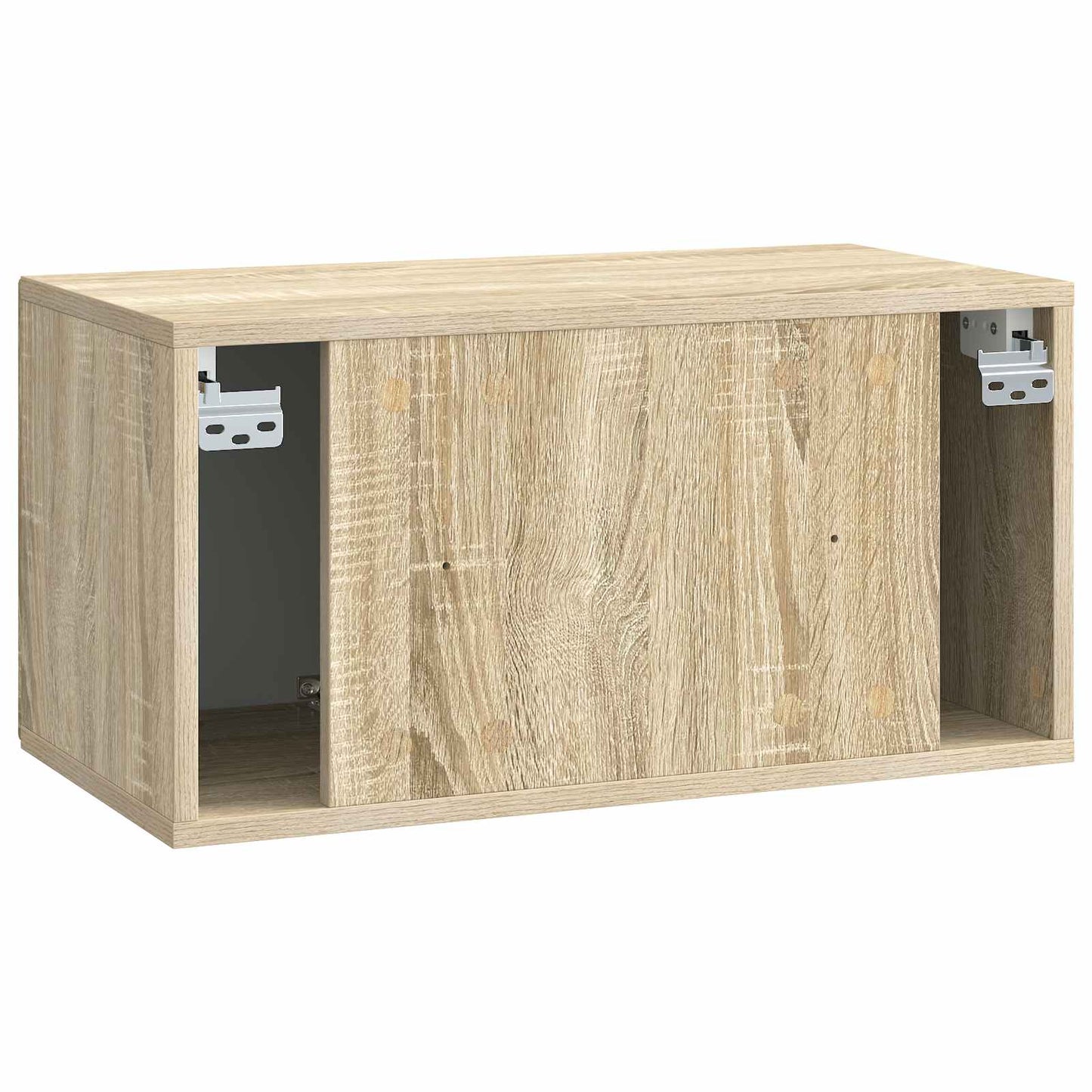 Fali TV szekrény Sonoma Tölgy 59,5 x 31 x 30 cm Szerelt Fa