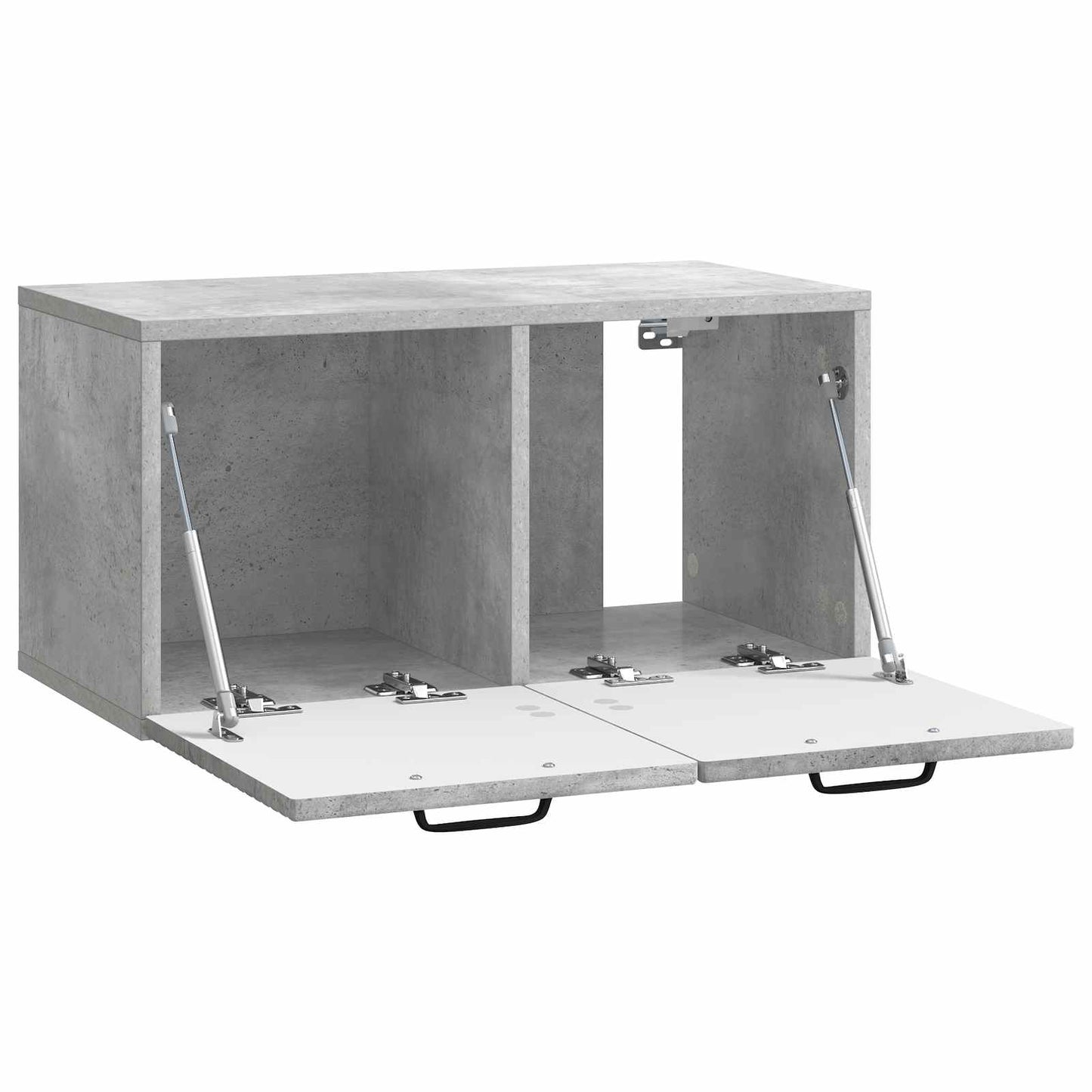 Fali TV szekrény Betonszürke 59,5 x 31 x 30 cm Szerelt Fa