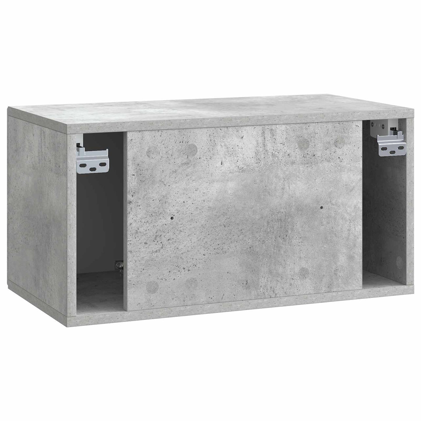 Fali TV szekrény Betonszürke 59,5 x 31 x 30 cm Szerelt Fa