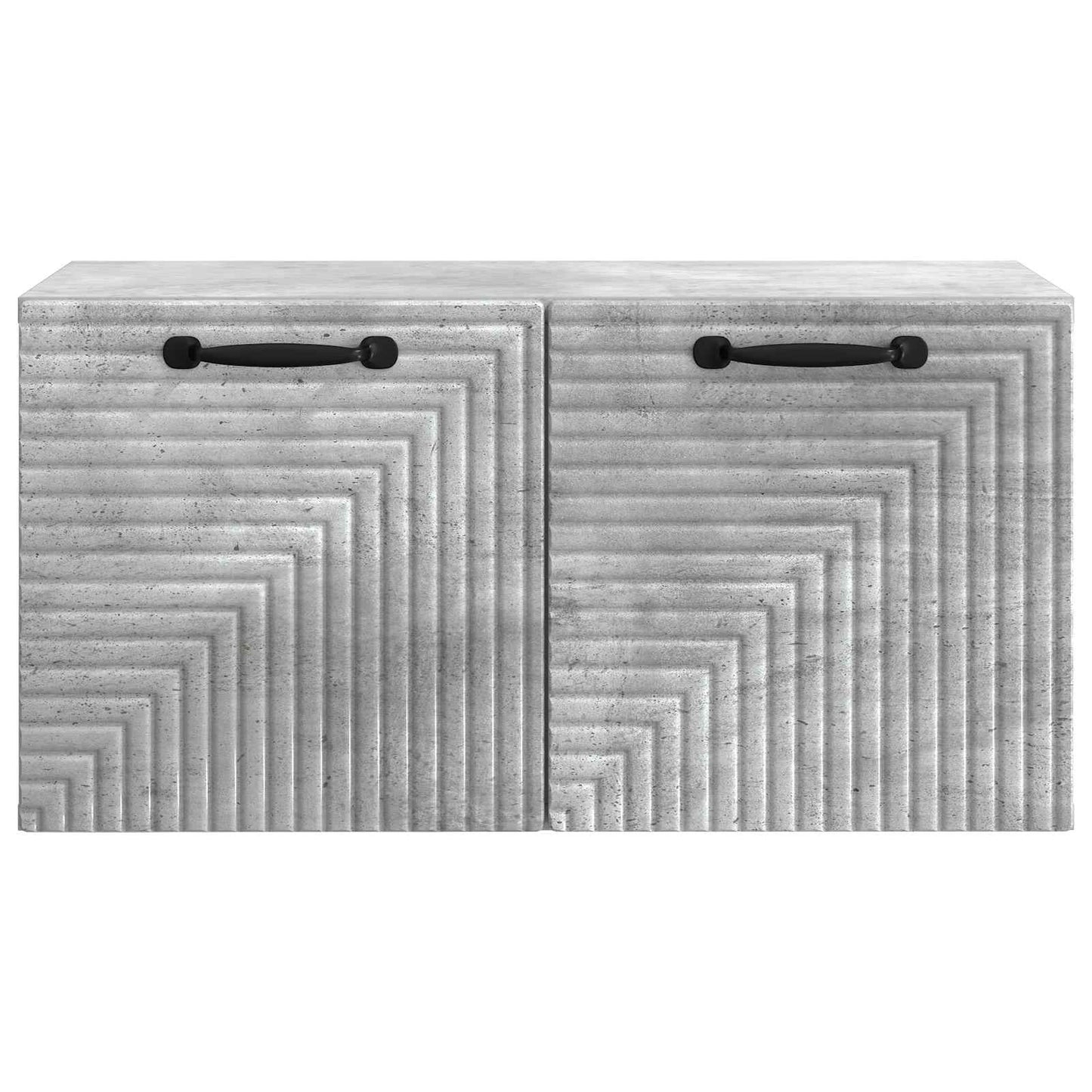 Fali TV szekrény Betonszürke 59,5 x 31 x 30 cm Szerelt Fa