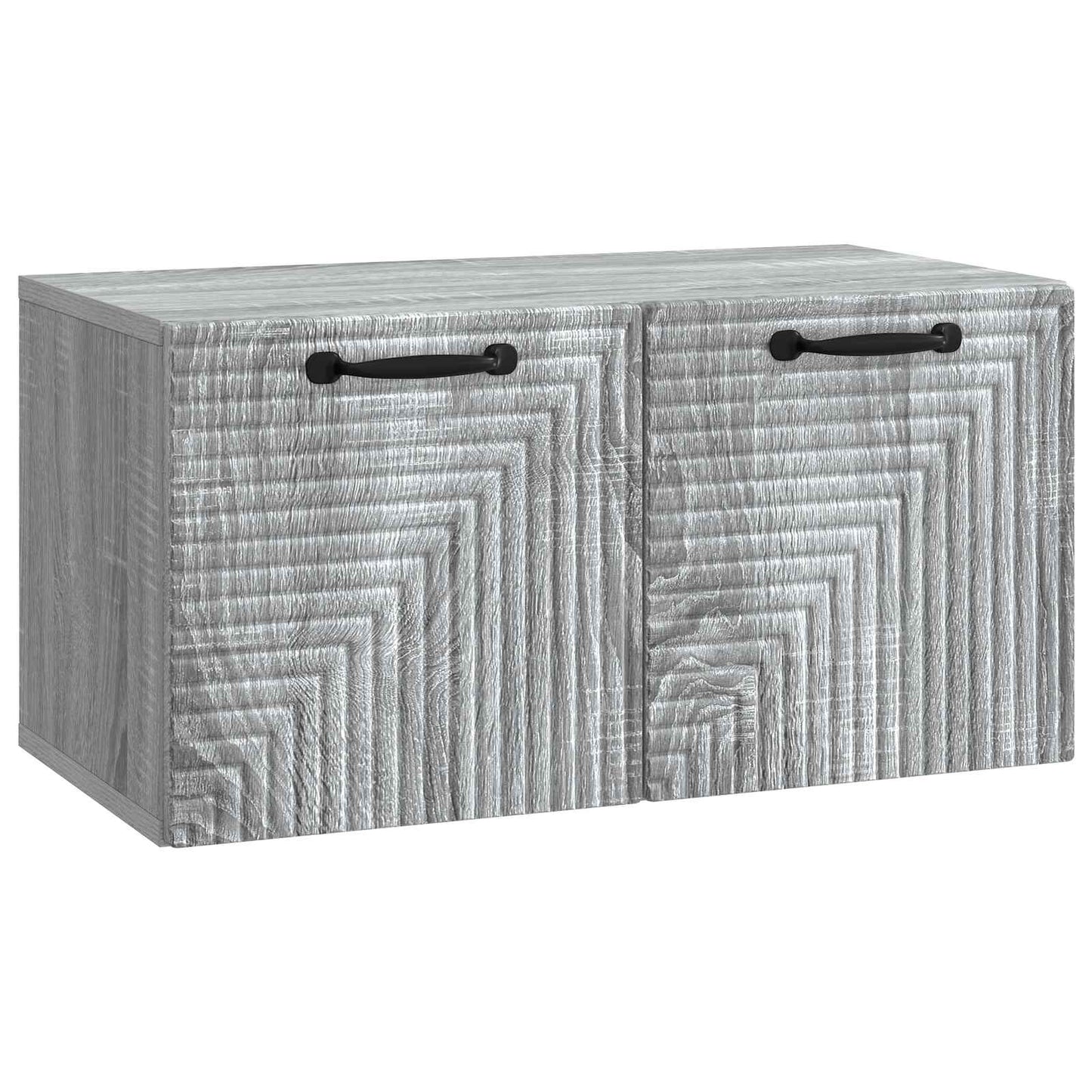 Fali TV szekrény Szürke Sonoma 59,5 x 31 x 30 cm Szerelt Fa