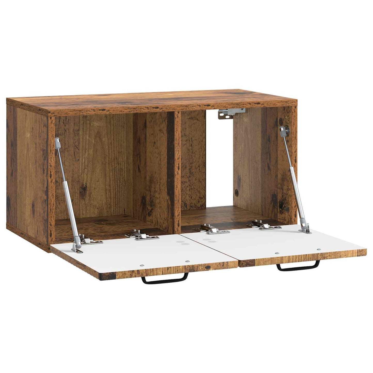 Fali TV szekrény Antik Fa 59,5 x 31 x 30 cm Szerelt Fa