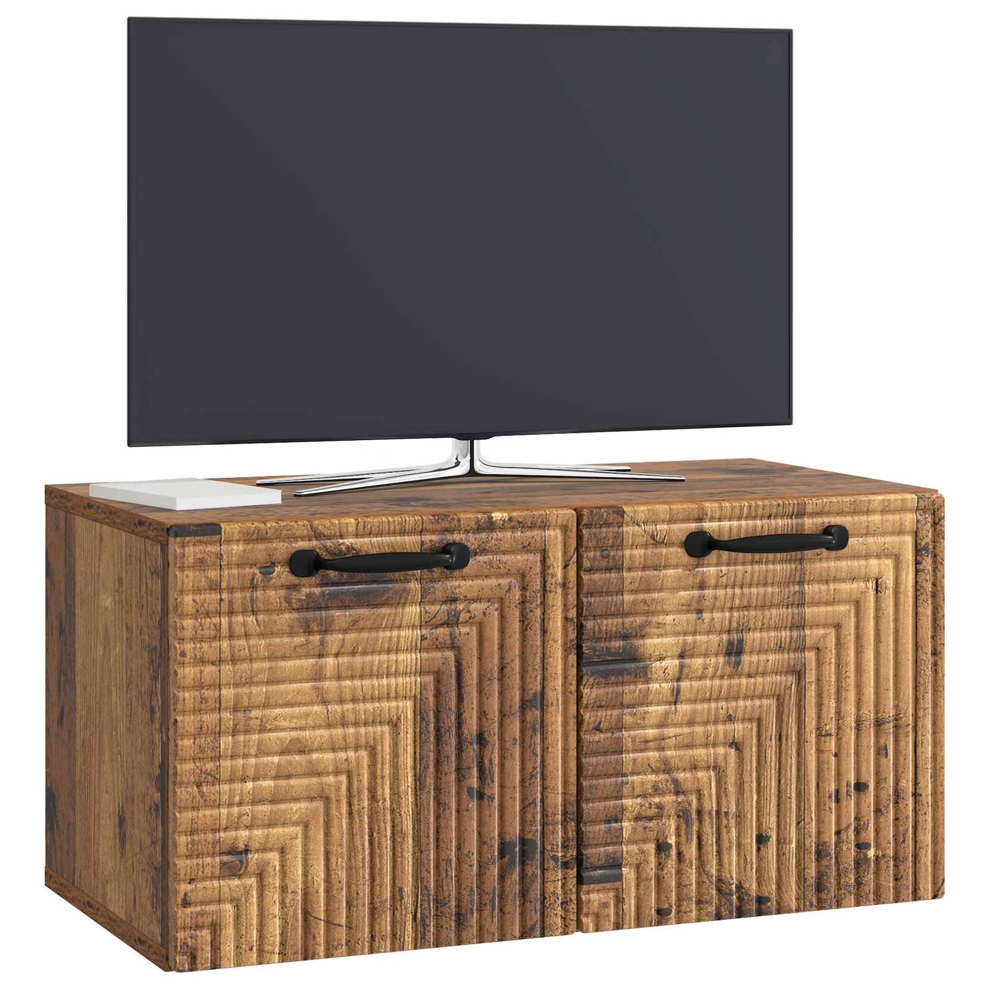 Fali TV szekrény Antik Fa 59,5 x 31 x 30 cm Szerelt Fa