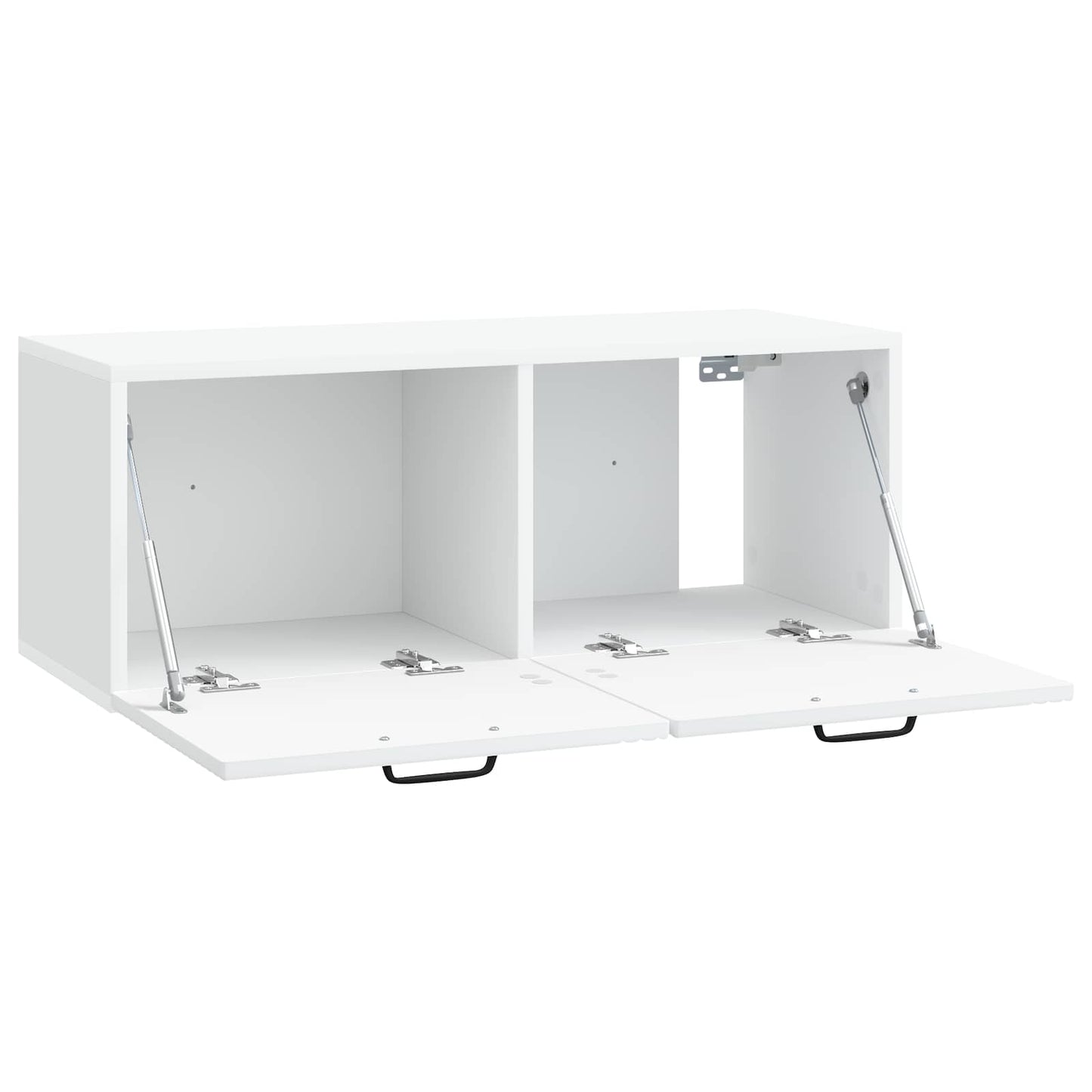 Fali TV szekrény Fehér 78,5 x 31 x 30 cm Szerelt Fa