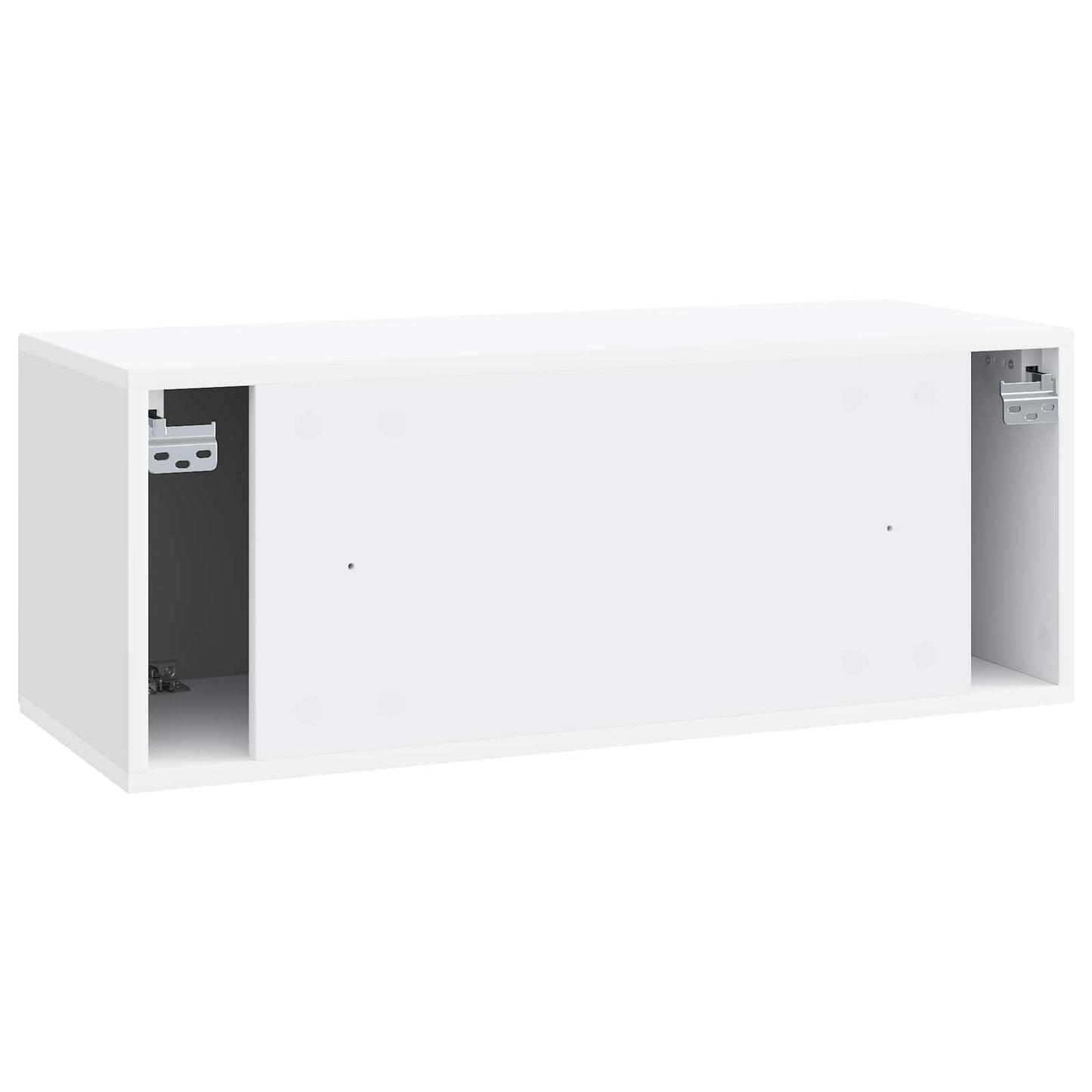 Fali TV szekrény Fehér 78,5 x 31 x 30 cm Szerelt Fa