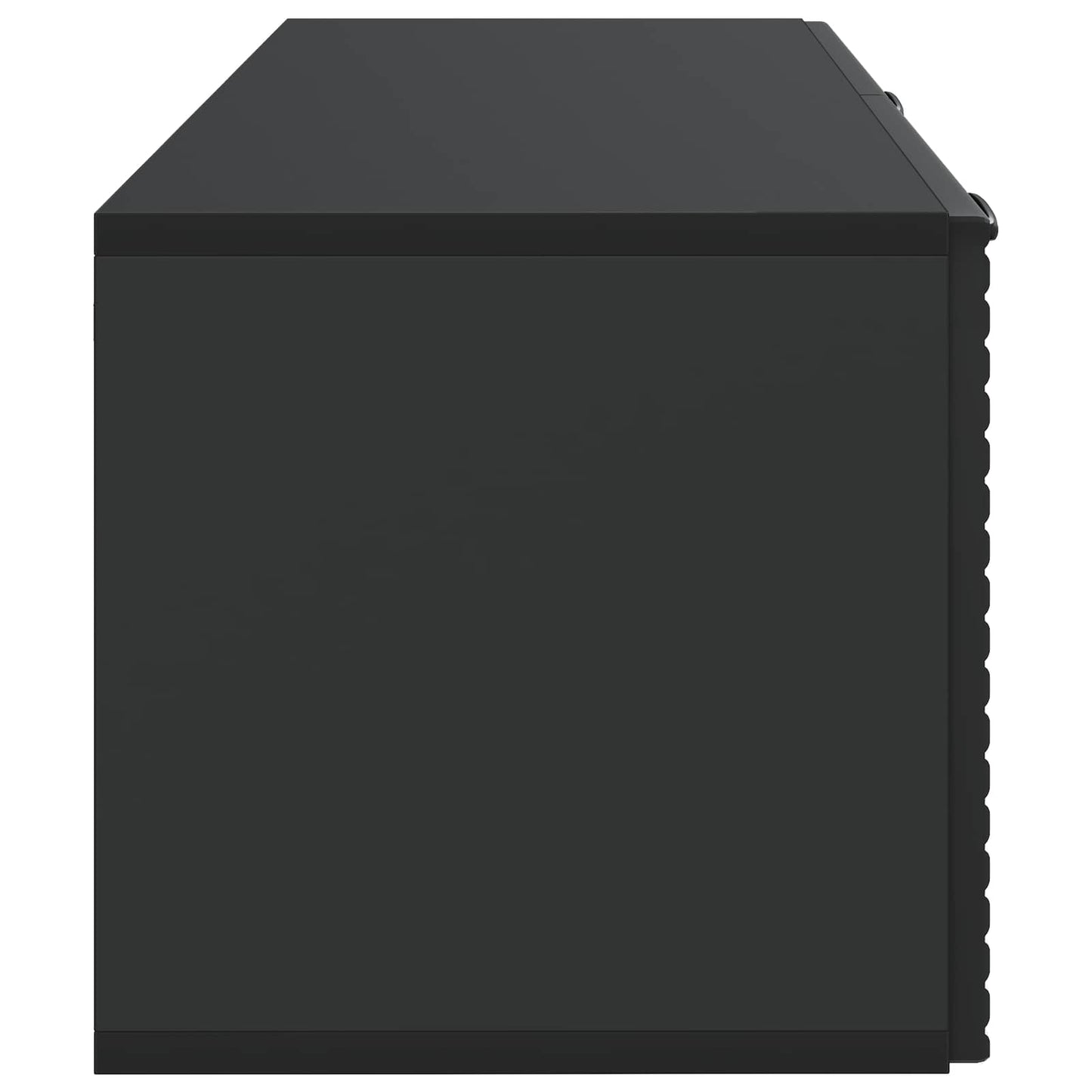 Fali TV szekrény Fekete 78,5 x 31 x 30 cm Szerelt Fa