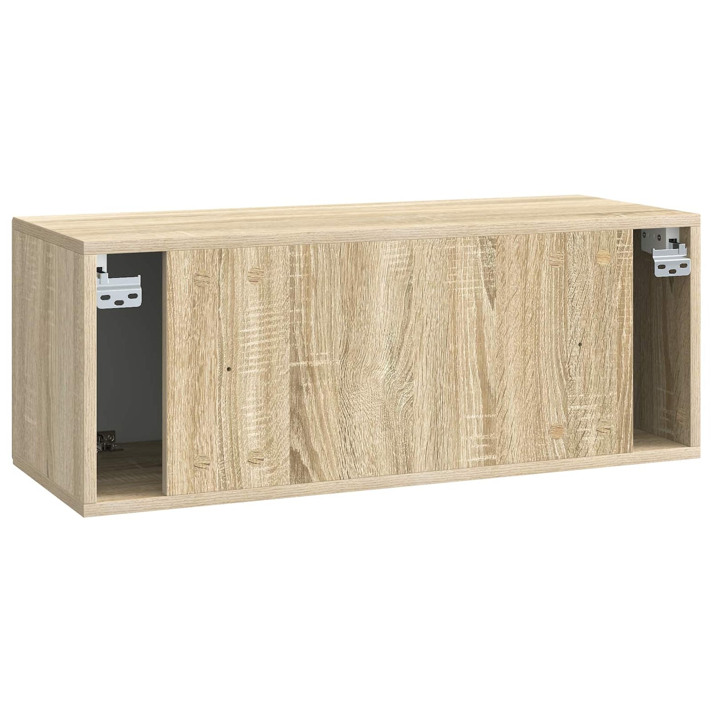 Fali TV szekrény Sonoma Tölgy 78,5 x 31 x 30 cm Szerelt Fa