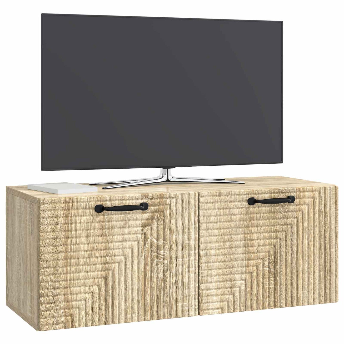 Fali TV szekrény Sonoma Tölgy 78,5 x 31 x 30 cm Szerelt Fa