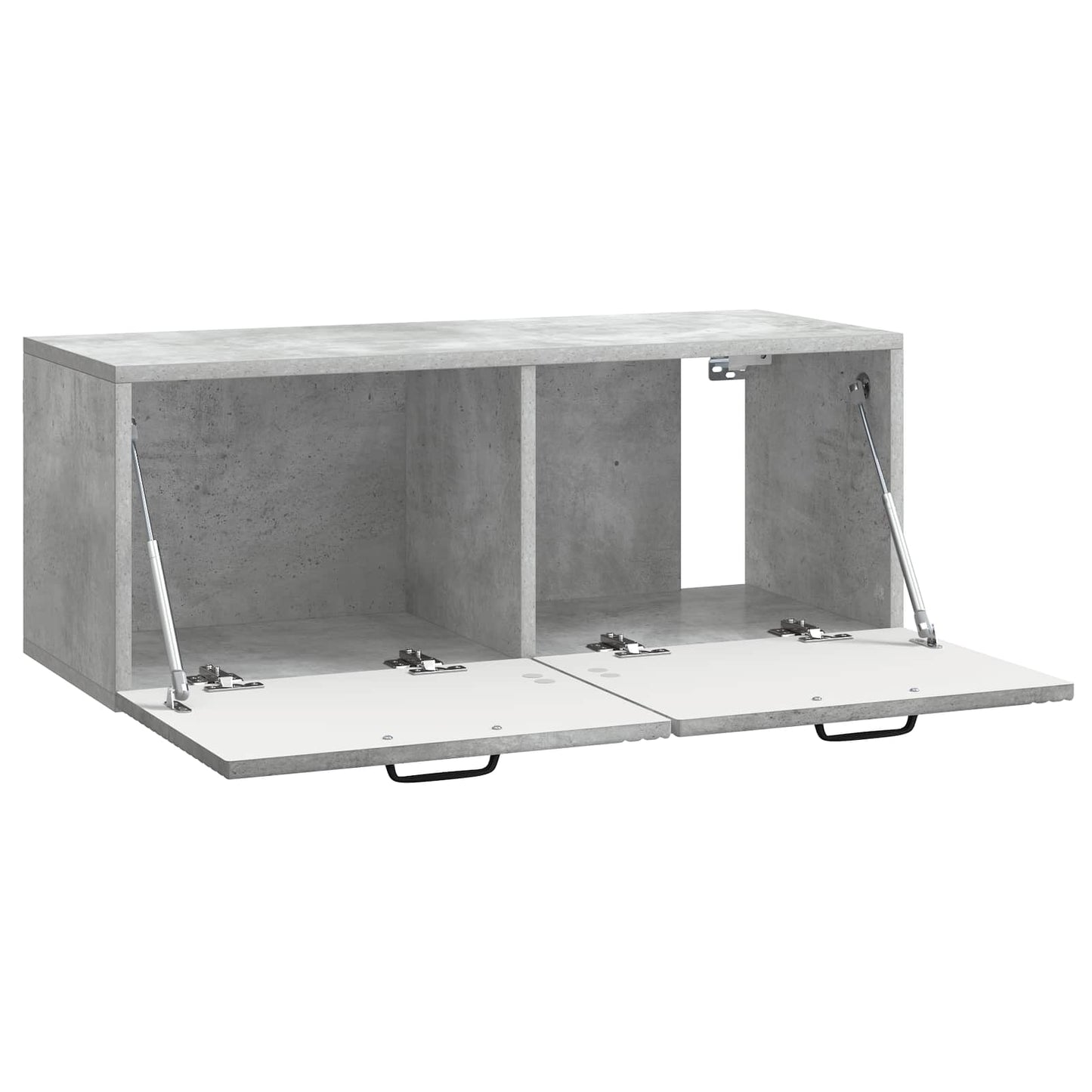 Fali TV szekrény Betonszürke 78,5 x 31 x 30 cm Szerelt Fa