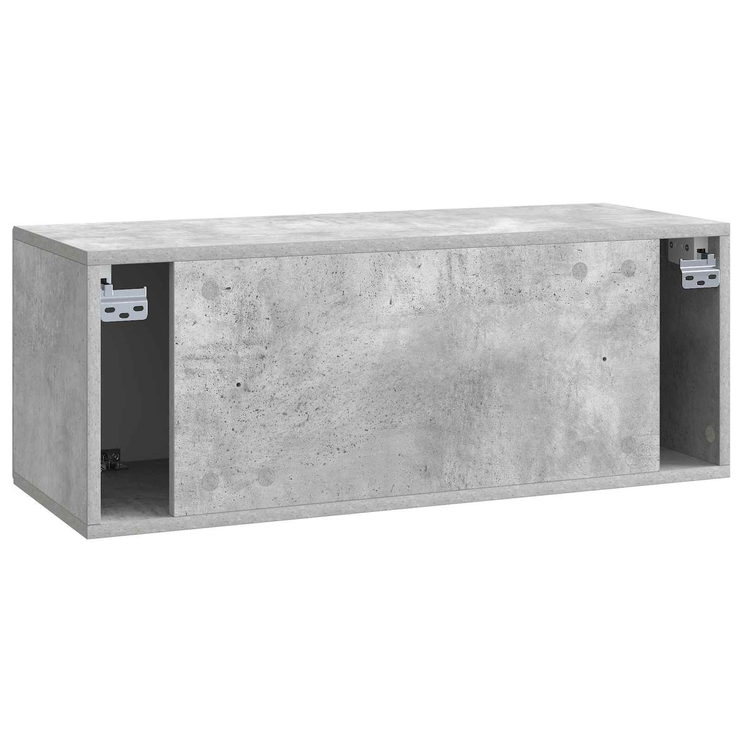 Fali TV szekrény Betonszürke 78,5 x 31 x 30 cm Szerelt Fa