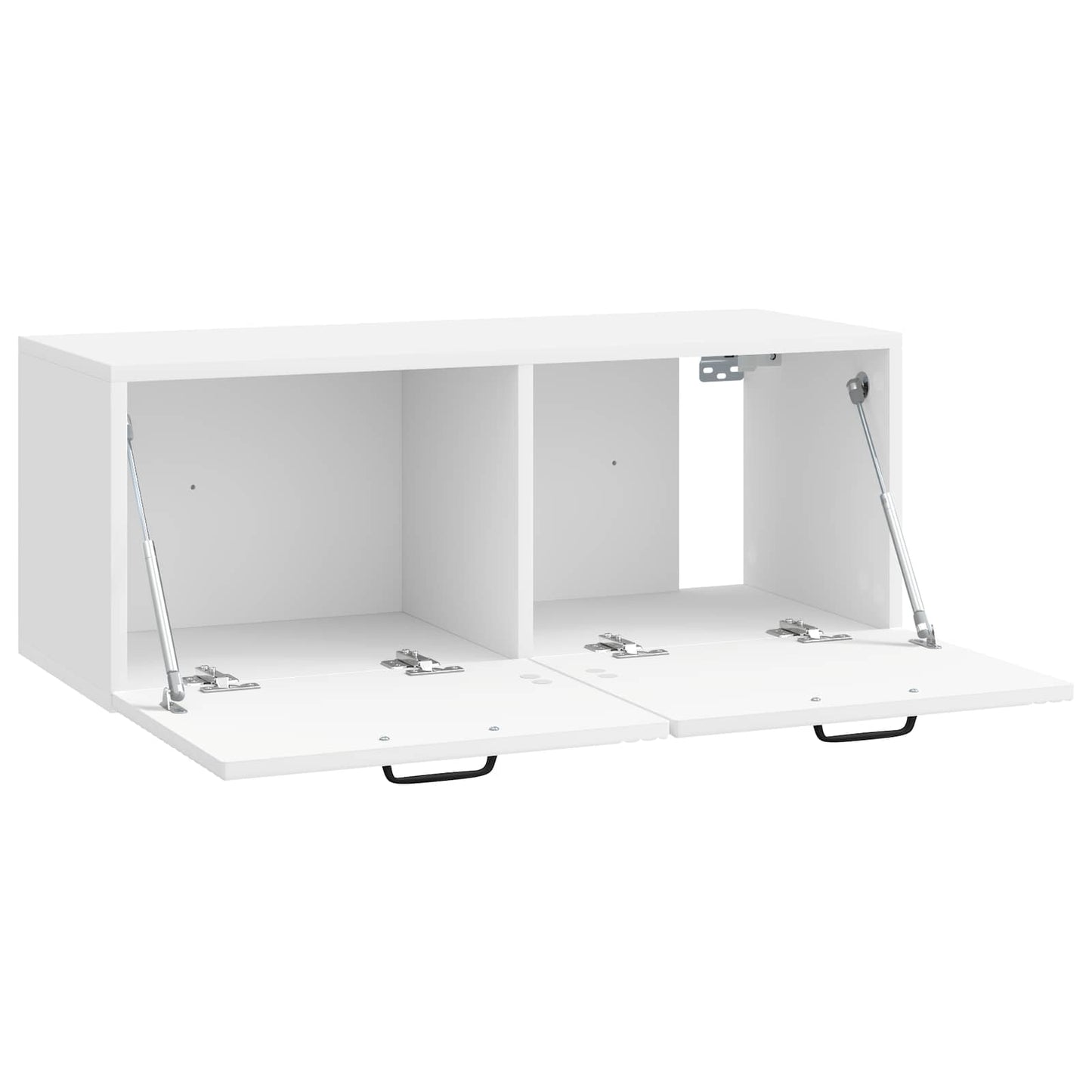 Fali TV szekrény Magasfényű Fehér 78,5 x 31 x 30 cm Szerelt Fa