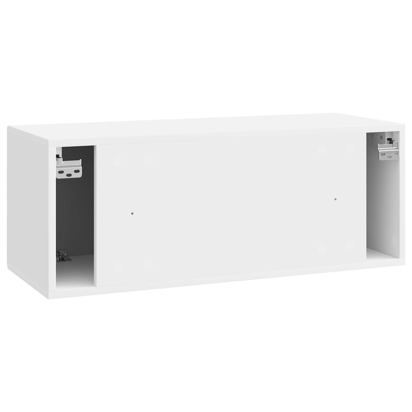 Fali TV szekrény Magasfényű Fehér 78,5 x 31 x 30 cm Szerelt Fa
