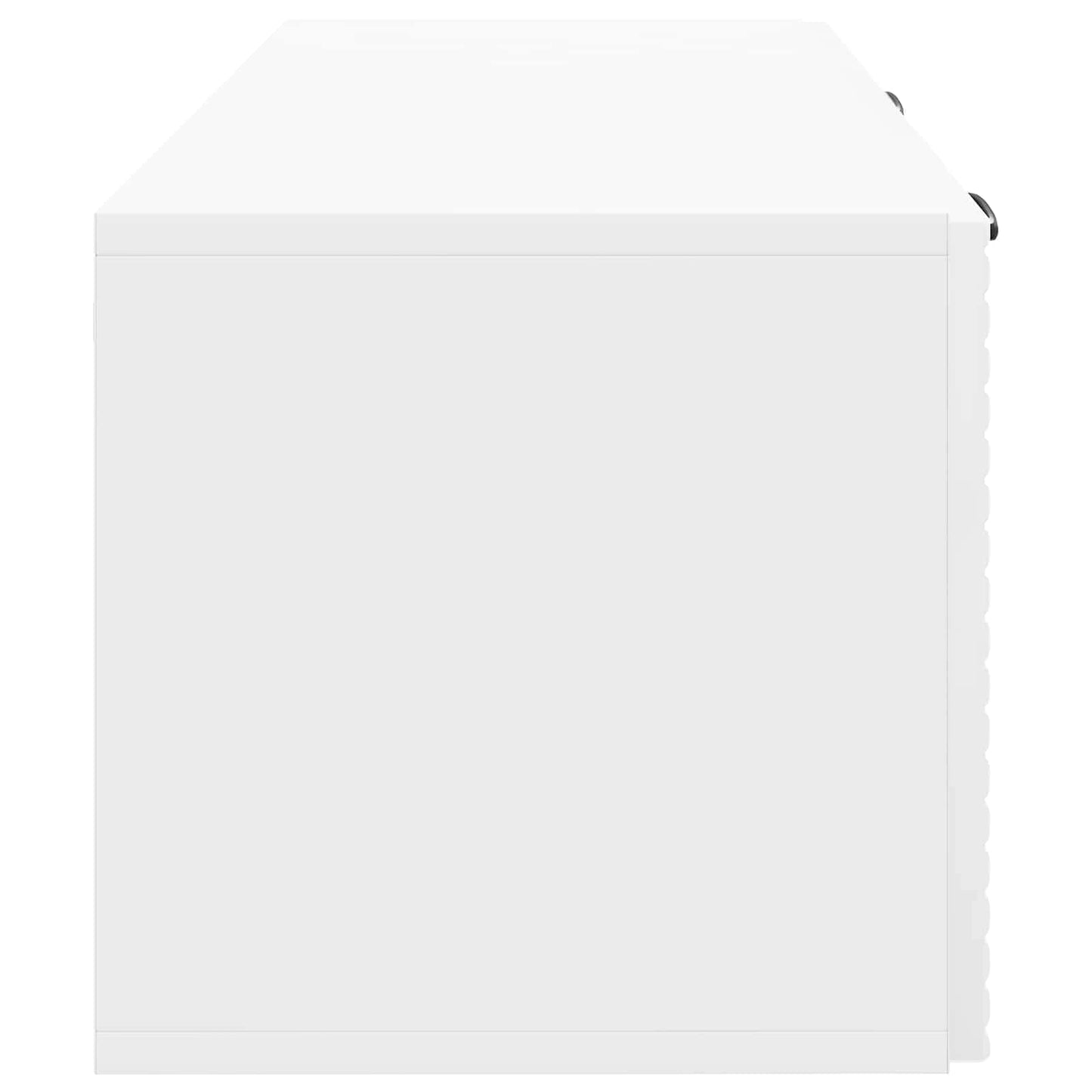 Fali TV szekrény Magasfényű Fehér 78,5 x 31 x 30 cm Szerelt Fa