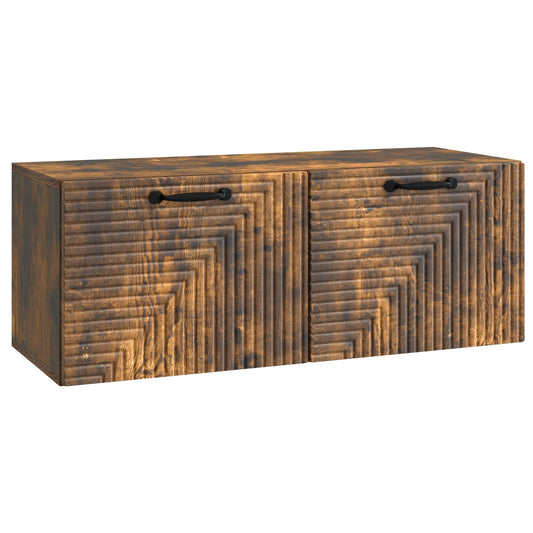 Fali TV szekrény Füstös Tölgy 78,5 x 31 x 30 cm Szerelt Fa